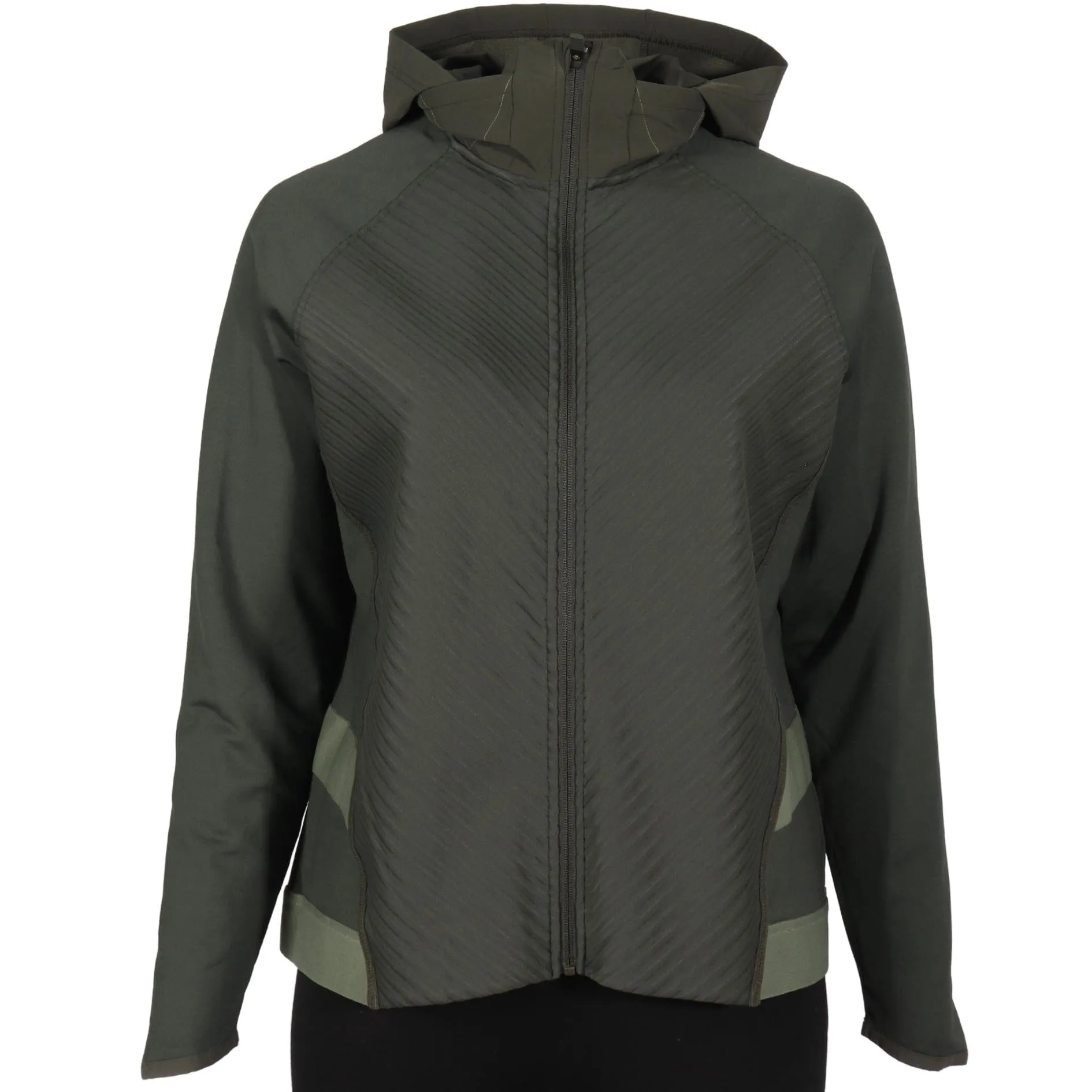 ADIDAS - Olive Green Hoodie Jackets