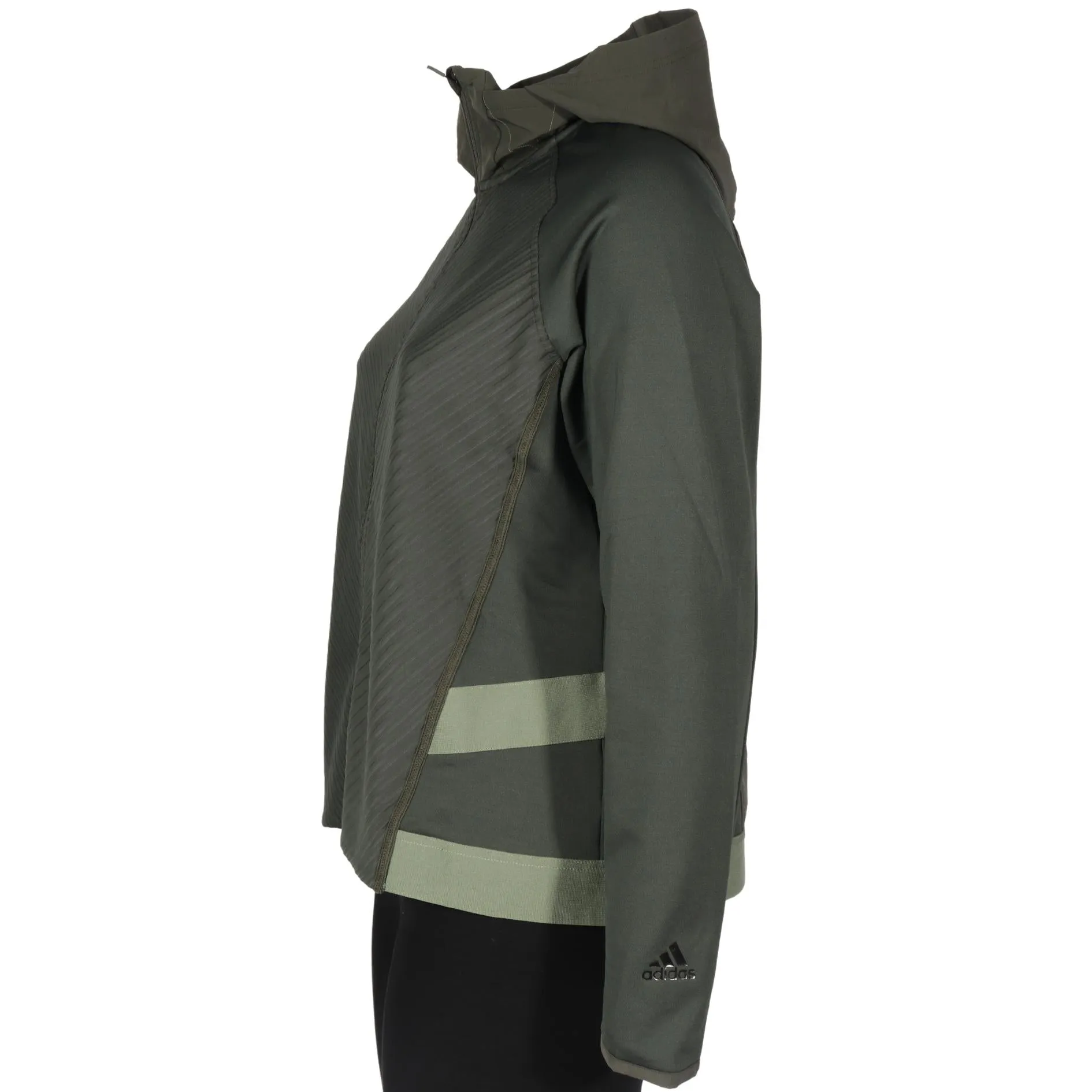 ADIDAS - Olive Green Hoodie Jackets