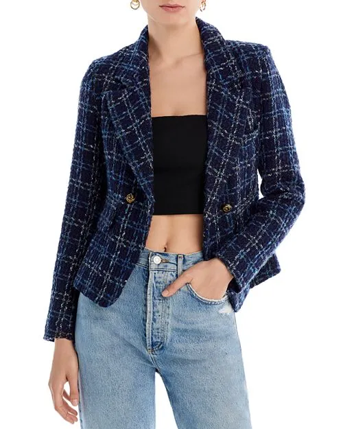 AQUA tweed jacket, Multi color