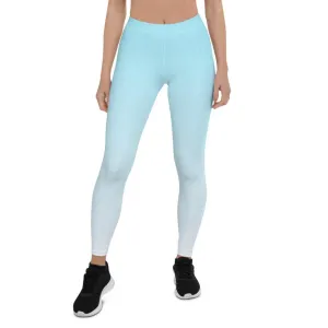 Arctic Ice Ombre Low Waist Leggings