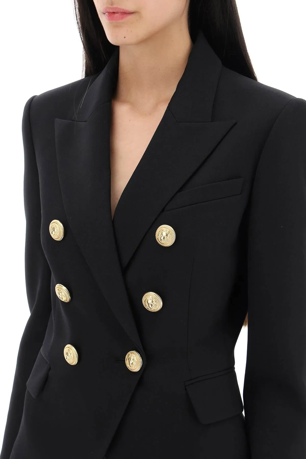 Balmain double-breasted jacket in wool