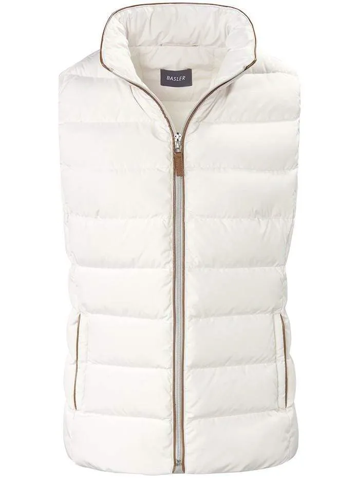 Basler Winter White Quilted Gilet 1208100101 17190 1191