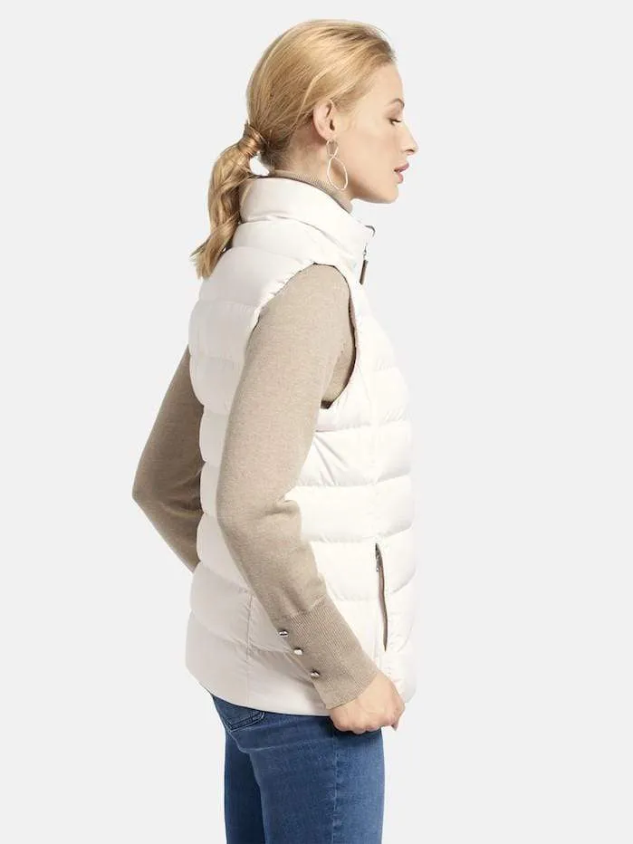 Basler Winter White Quilted Gilet 1208100101 17190 1191