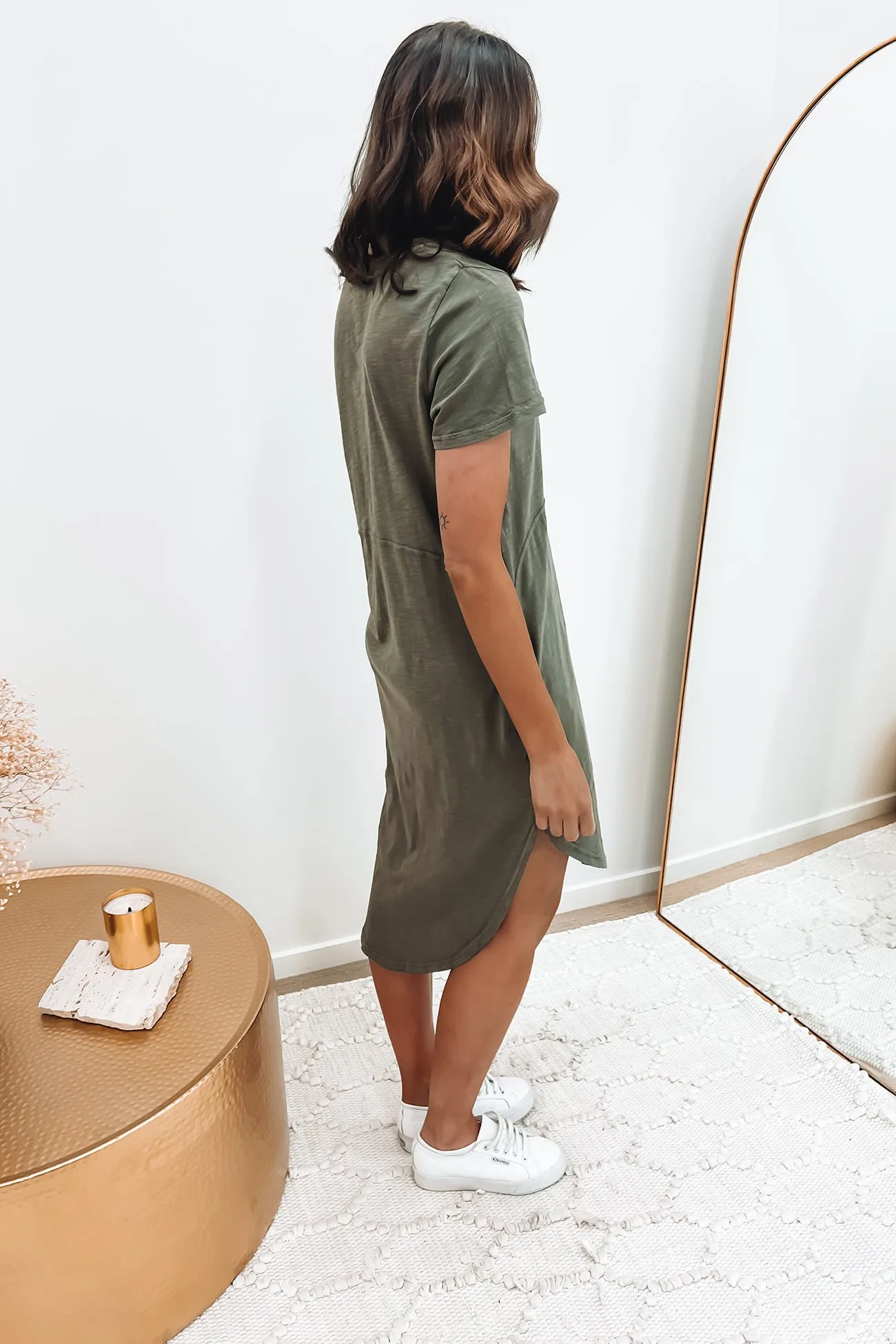 Bayley Acid Dress Khaki