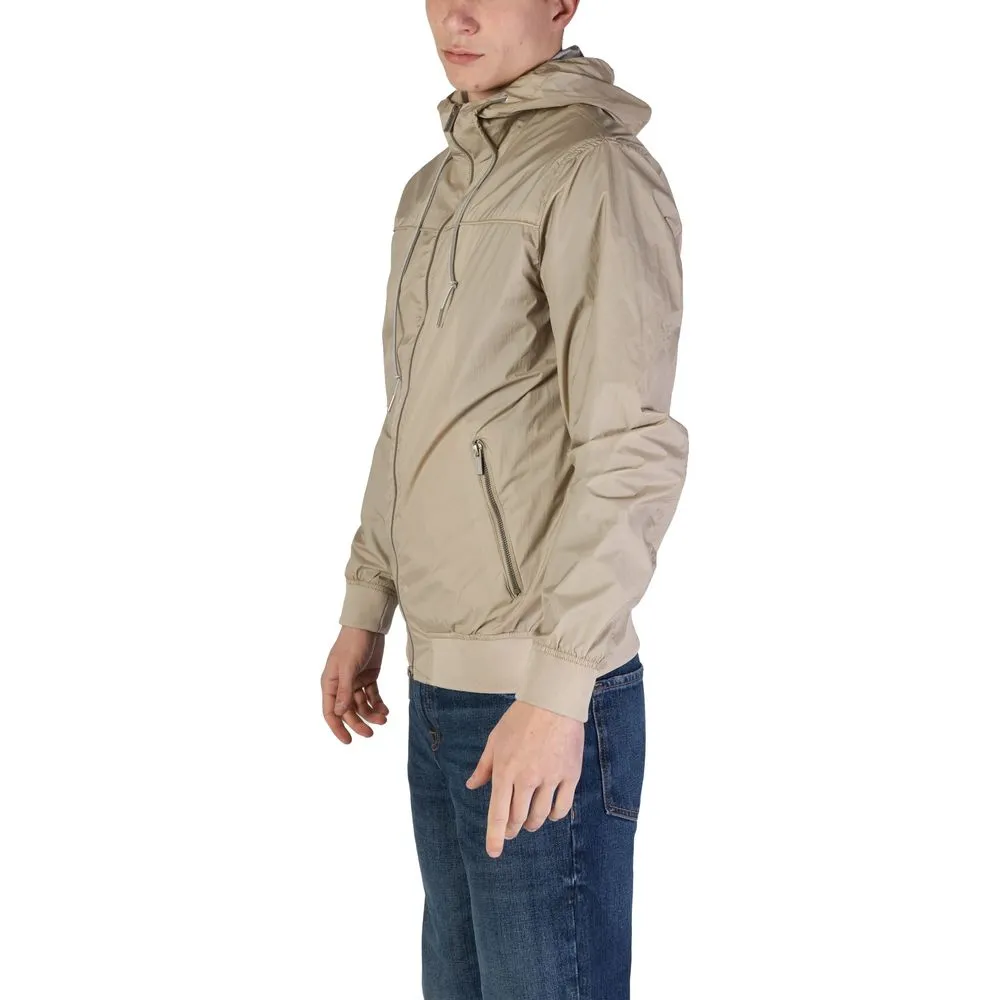 Beige Nylon Jacket