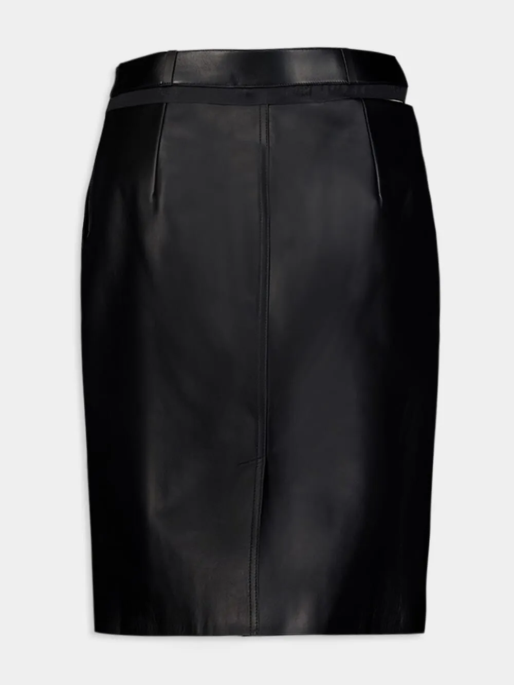 Black Leather Skirt