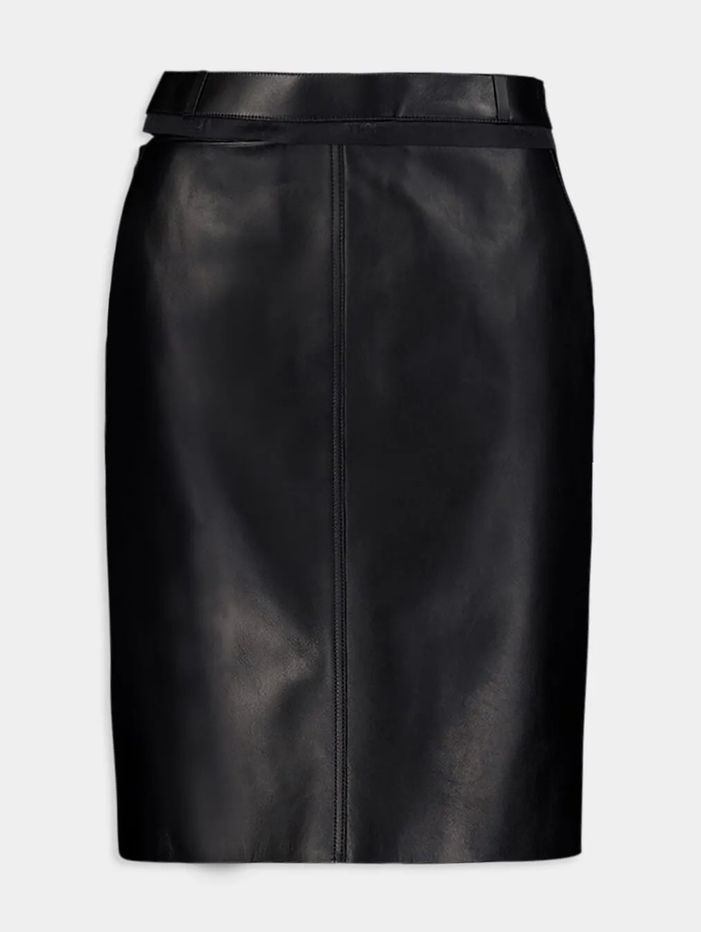 Black Leather Skirt