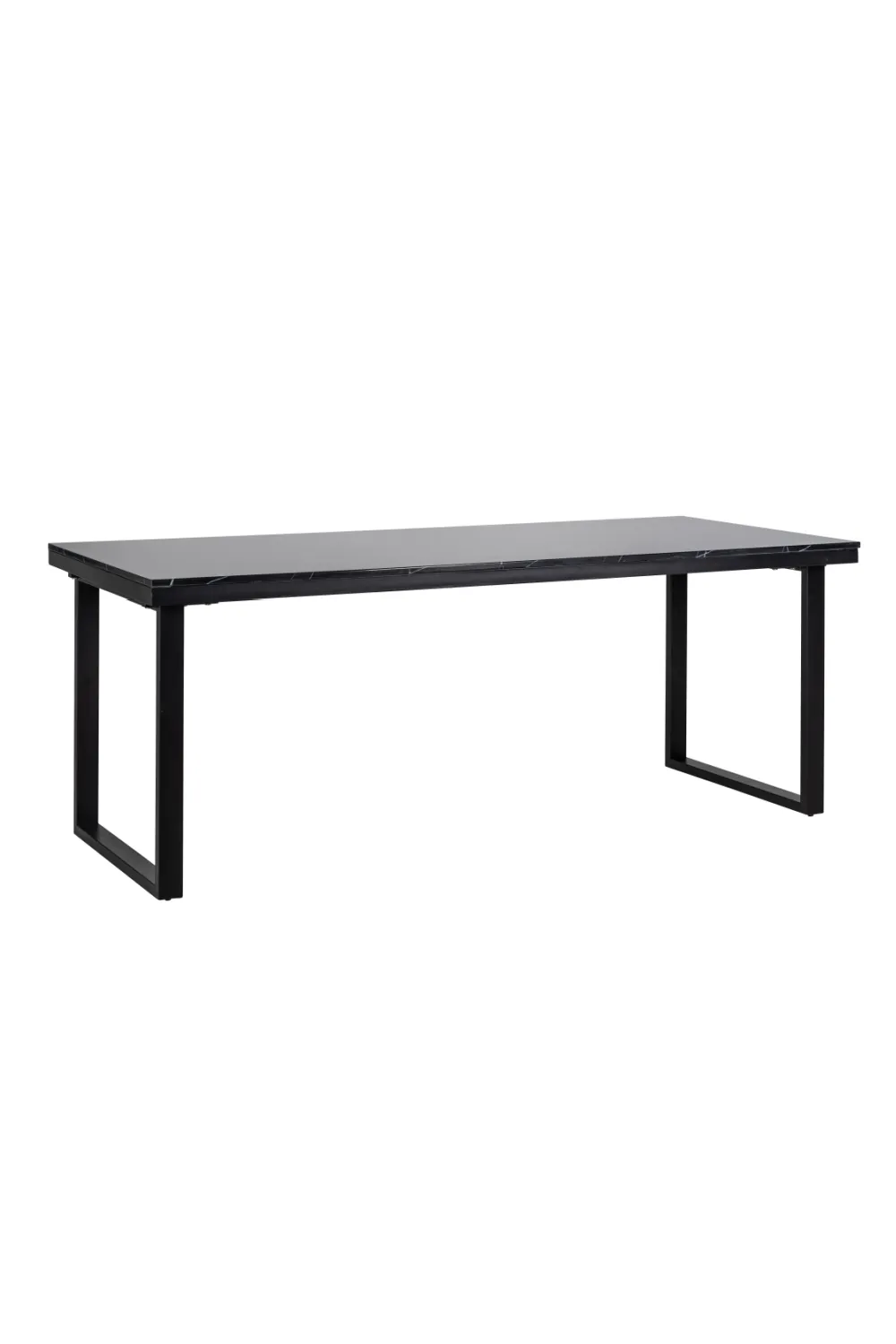 Black Marble Dining Table L | OROA Beaumont