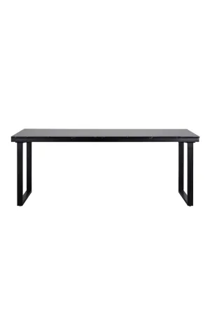 Black Marble Dining Table L | OROA Beaumont