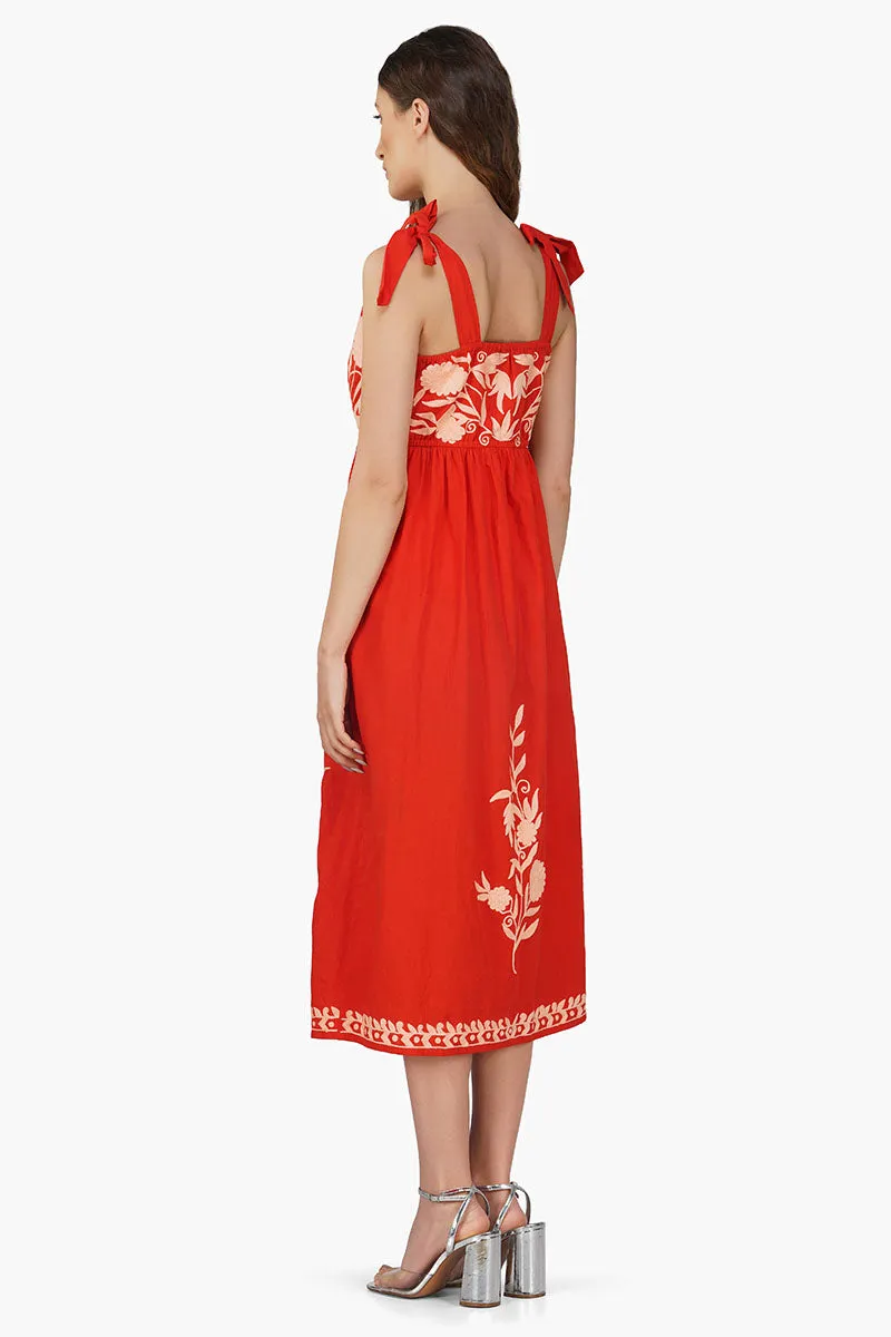 Clara Embroidered Dress