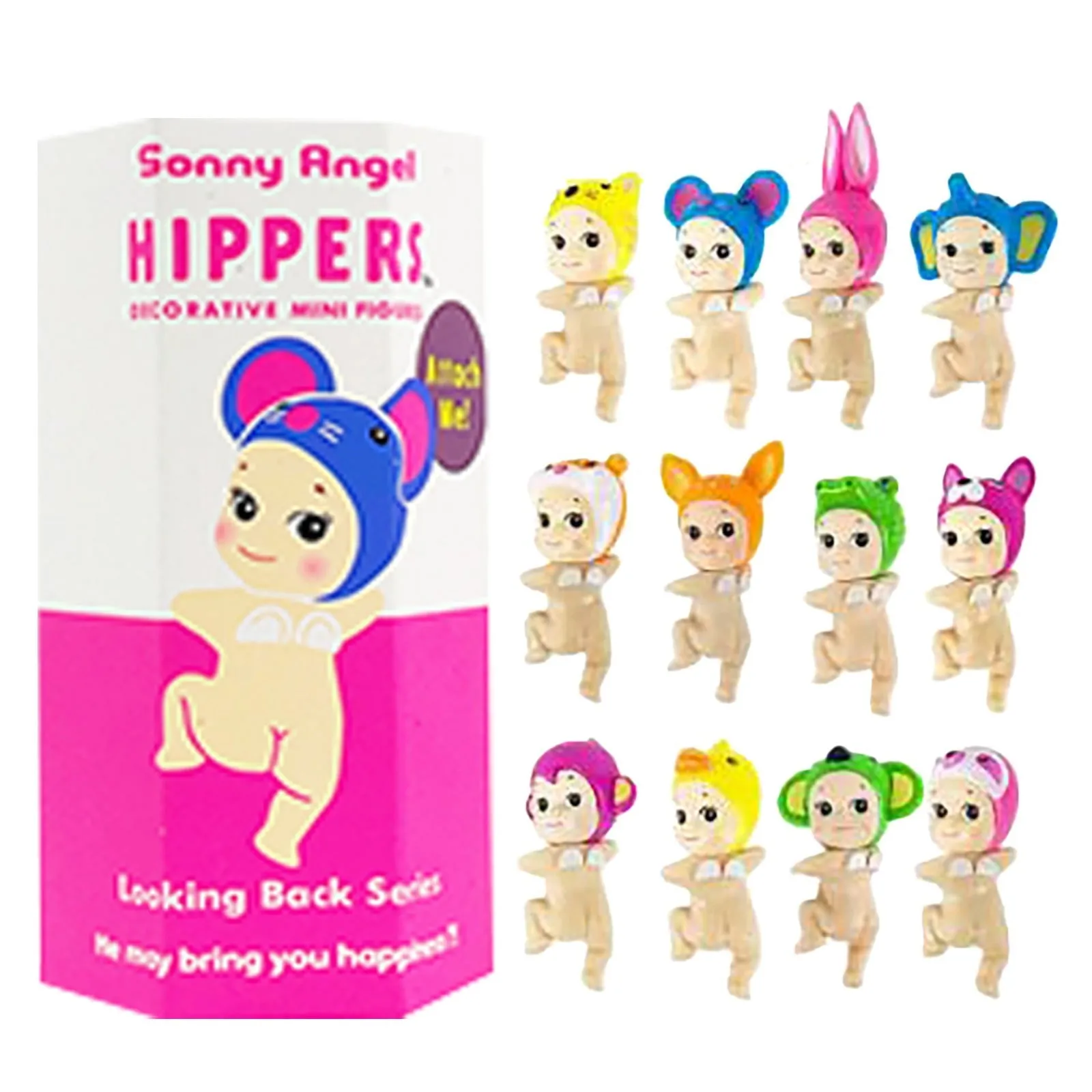 cozy Sonny Angel HIPPERS Cat Life Series - 18 Pcs Blind Box - Mini Figure Blind Box Clearance! HIPPERS Looking Back Series