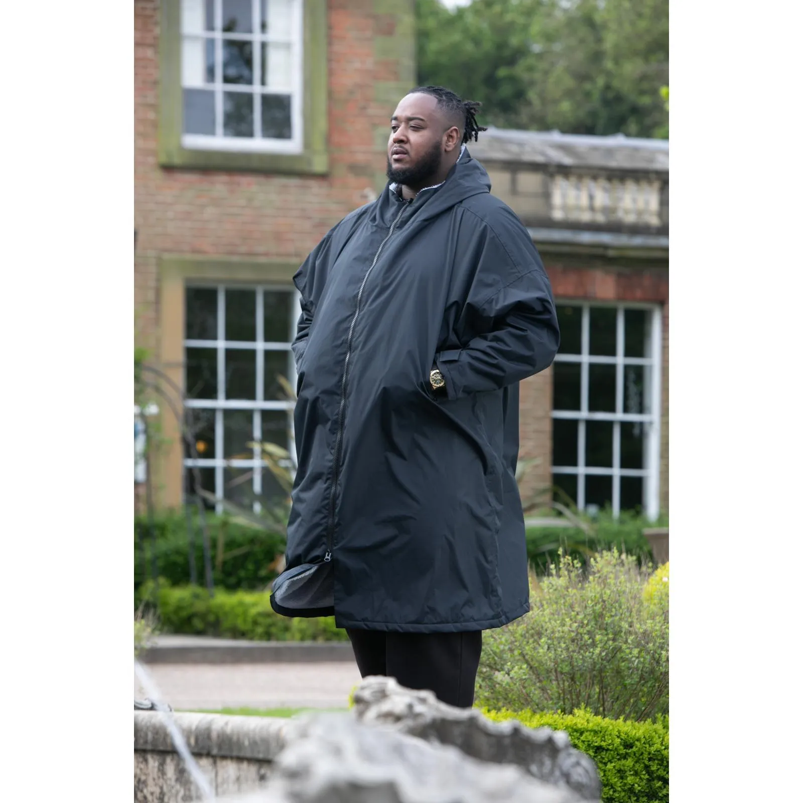 D555 Mens Webber Big & Tall Hooded Changing Robe