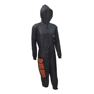 DEVILBISS Black Reusable Coveralls Spray Painting Overalls Automotive Suit