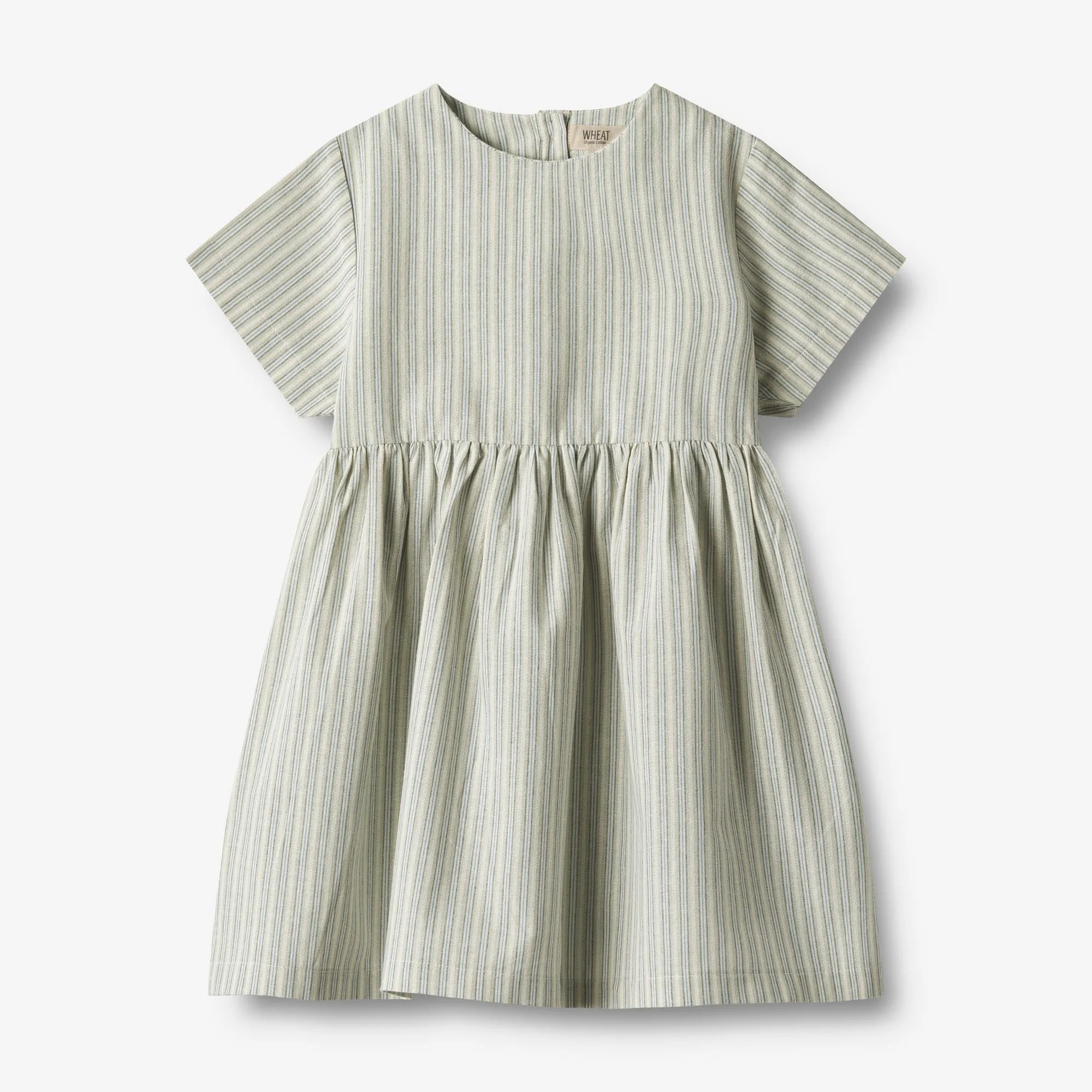 Dress S/S Esmaralda - aquablue stripe