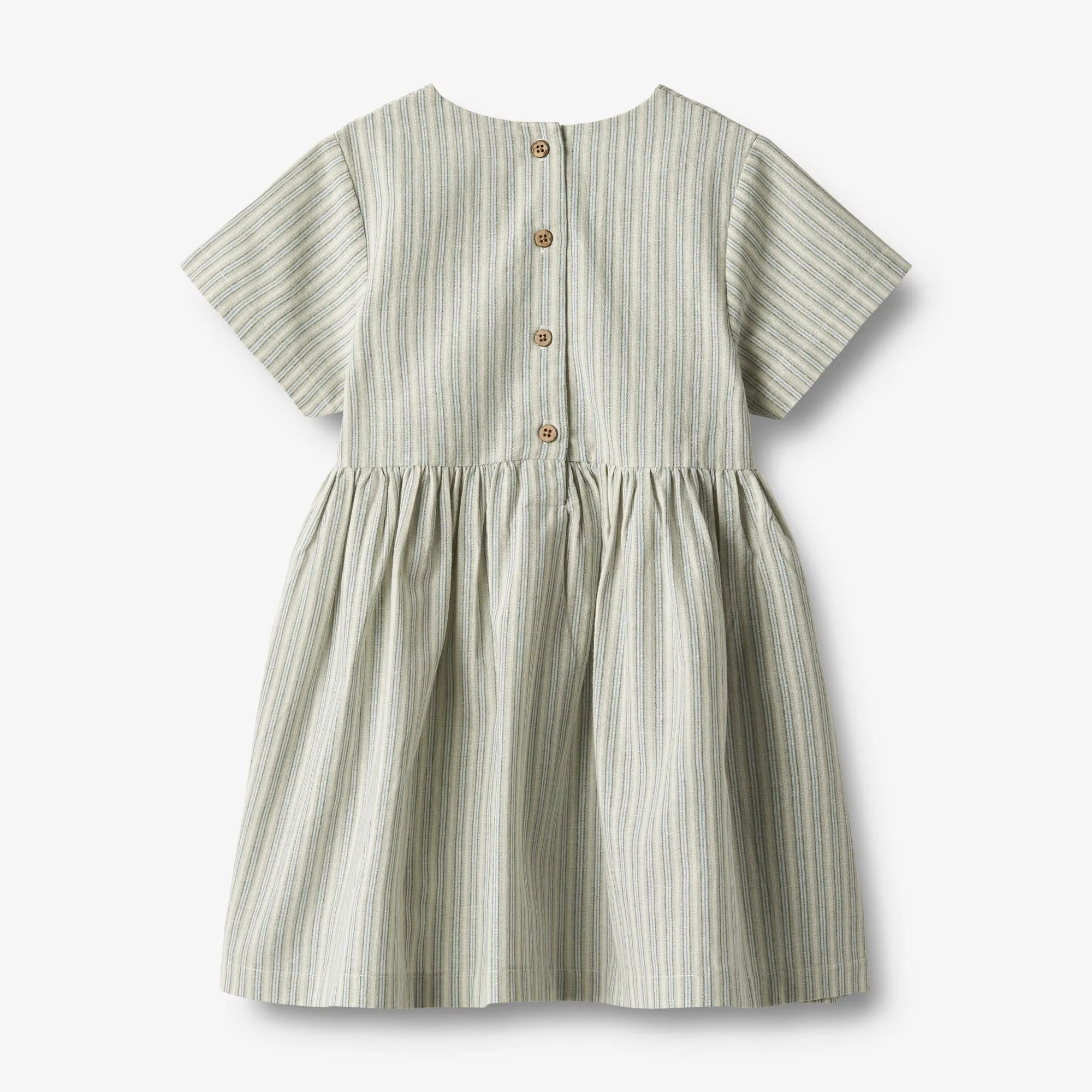 Dress S/S Esmaralda - aquablue stripe