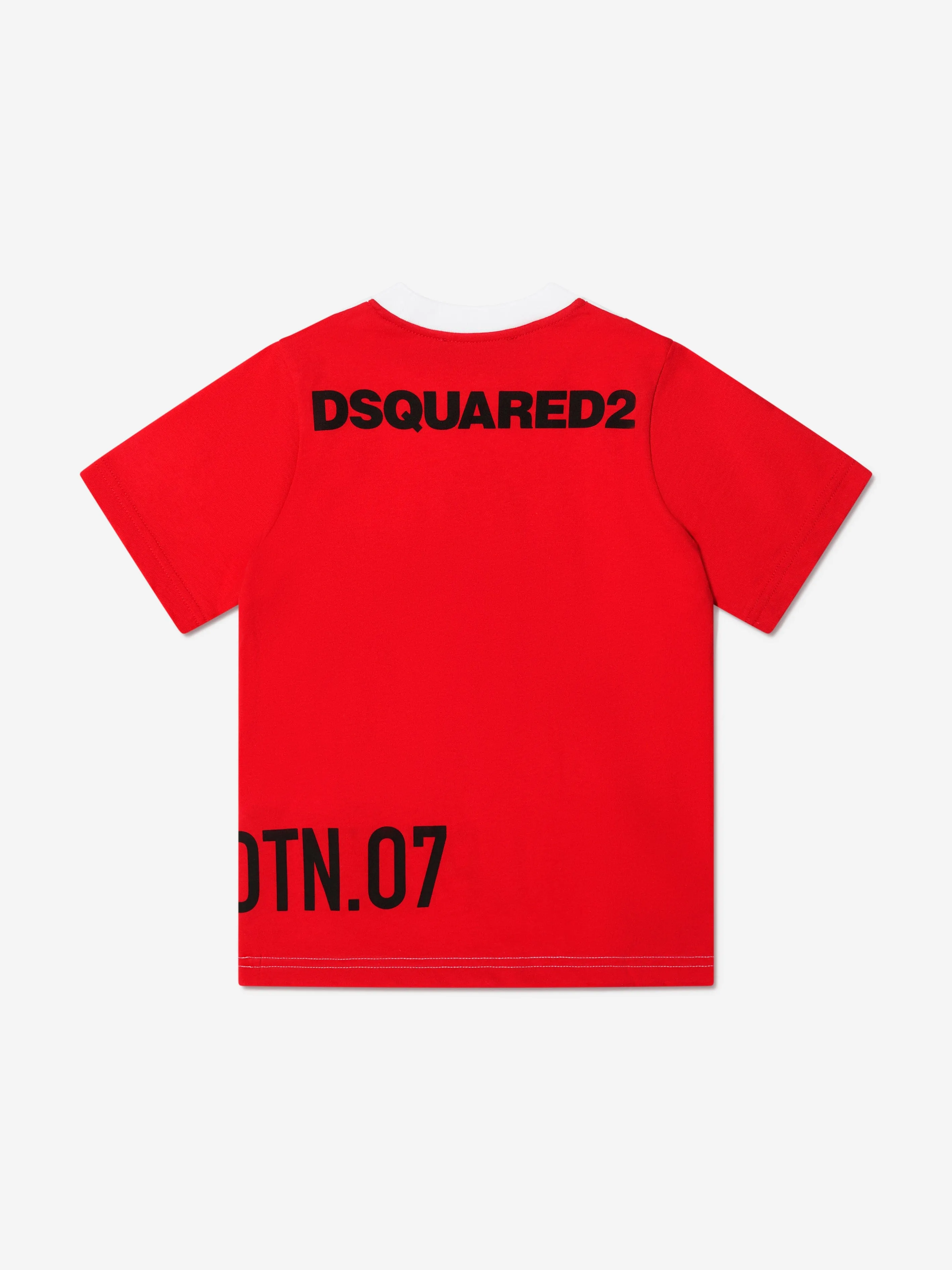 Dsquared2 Boys Maple Leaf Logo T-Shirt In Red