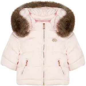 Girls Pink Puffer Jacket