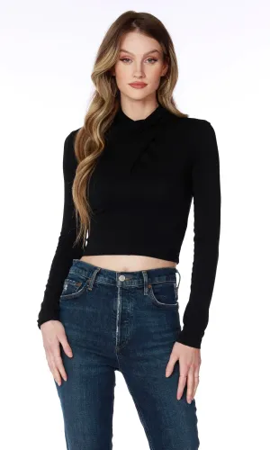 High Neck Long Sleeve Top