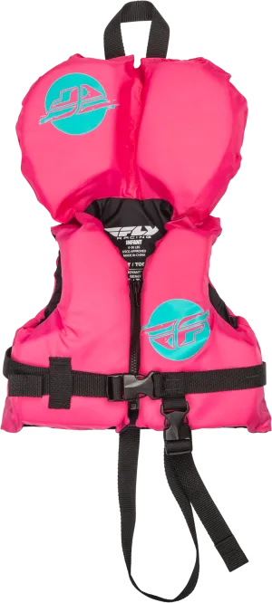 INFANT FLOTATION VEST NEON PINK/TEAL