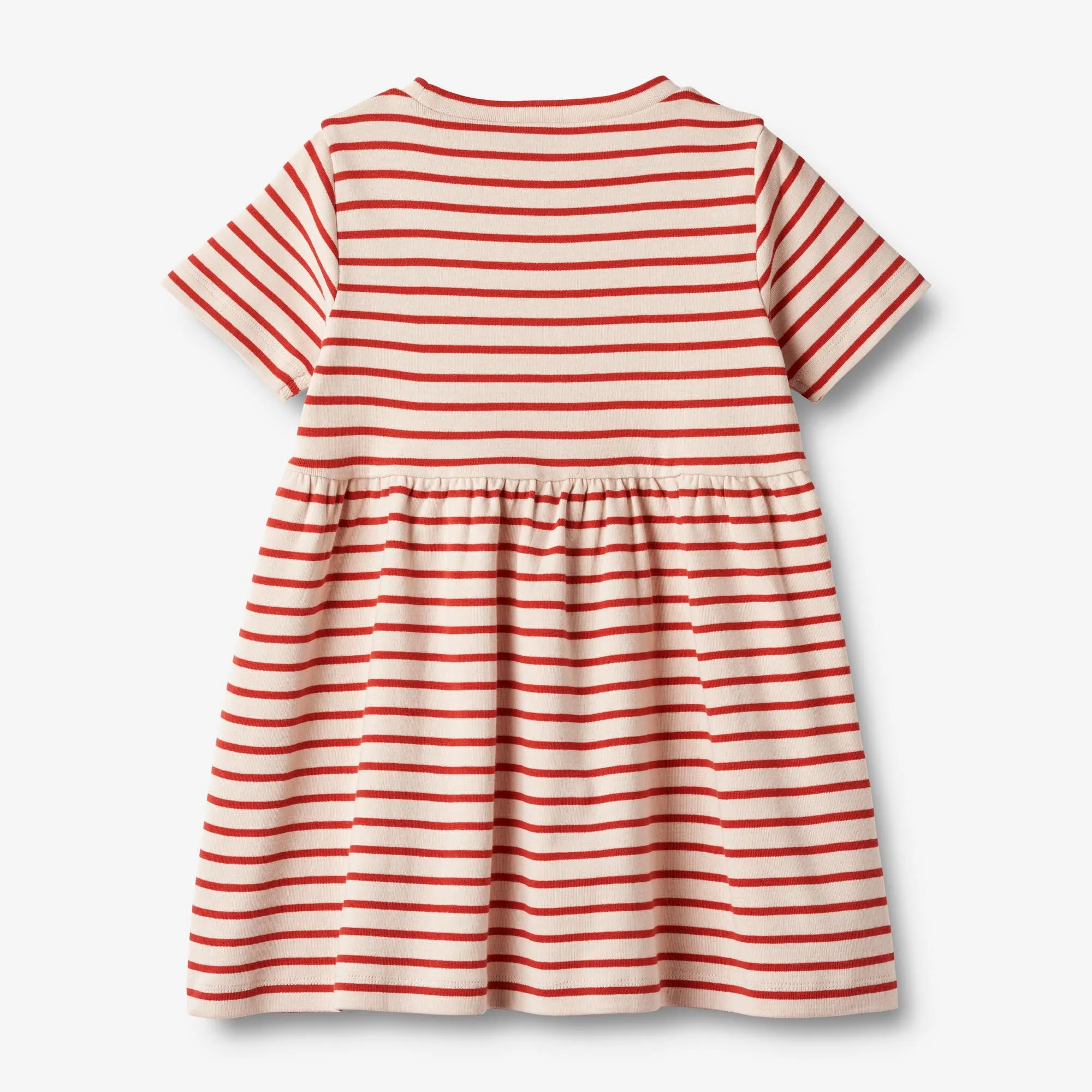 Jersey Dress S/S Anna - red stripe