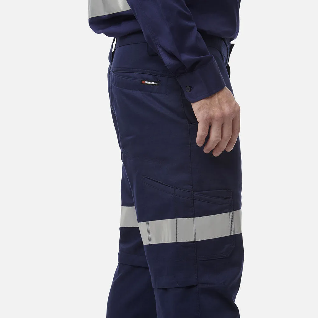 King Gee Workcool 2 Reflective Cotton Drill Cargo Work Pants (K53820)