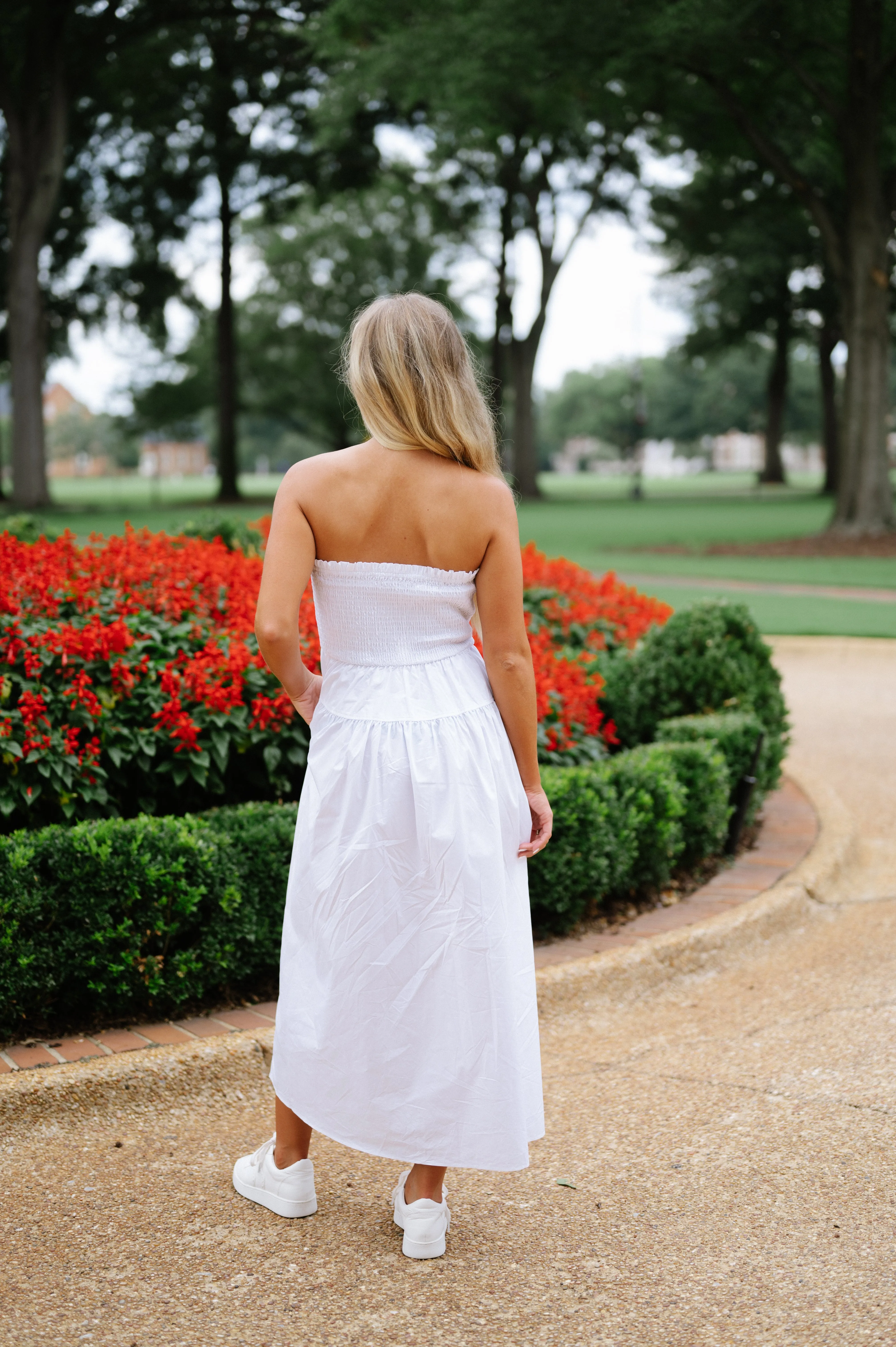 Lotus Dress- White