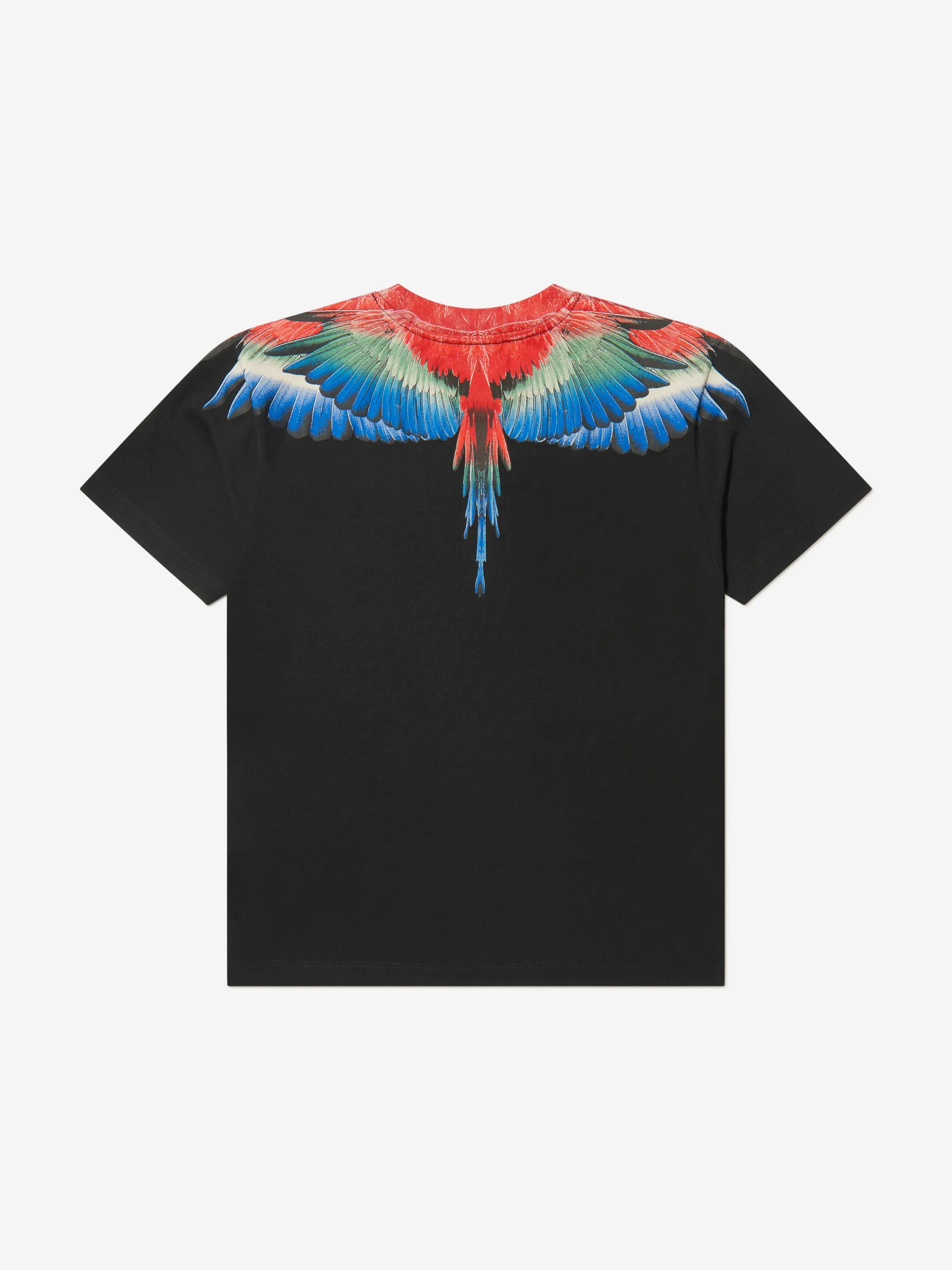 Marcelo Burlon Boys Cotton Short Sleeve Wings T-Shirt