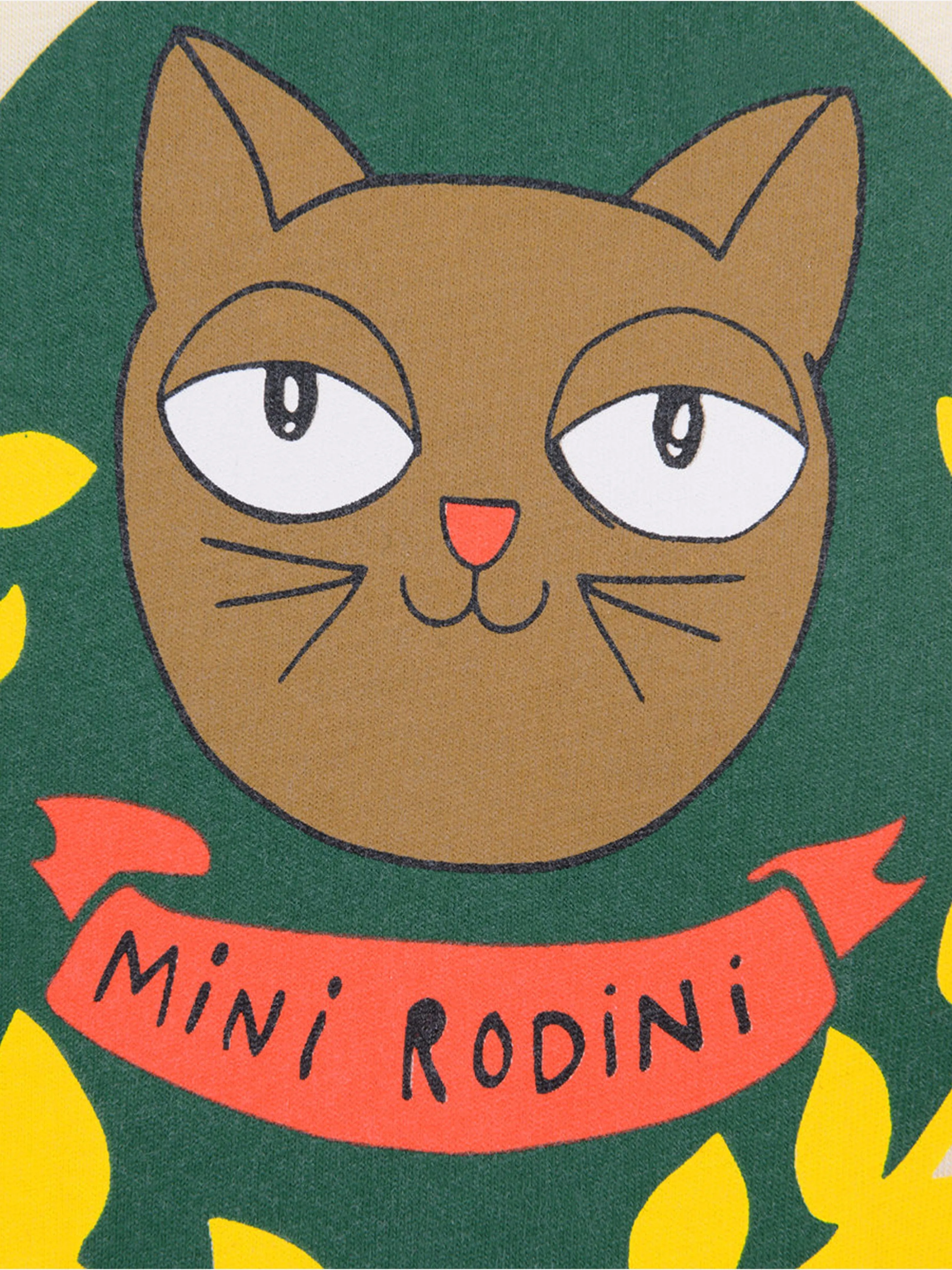 Mini Rodini Kids T-Shirt - Organic Cotton Cat T-Shirt