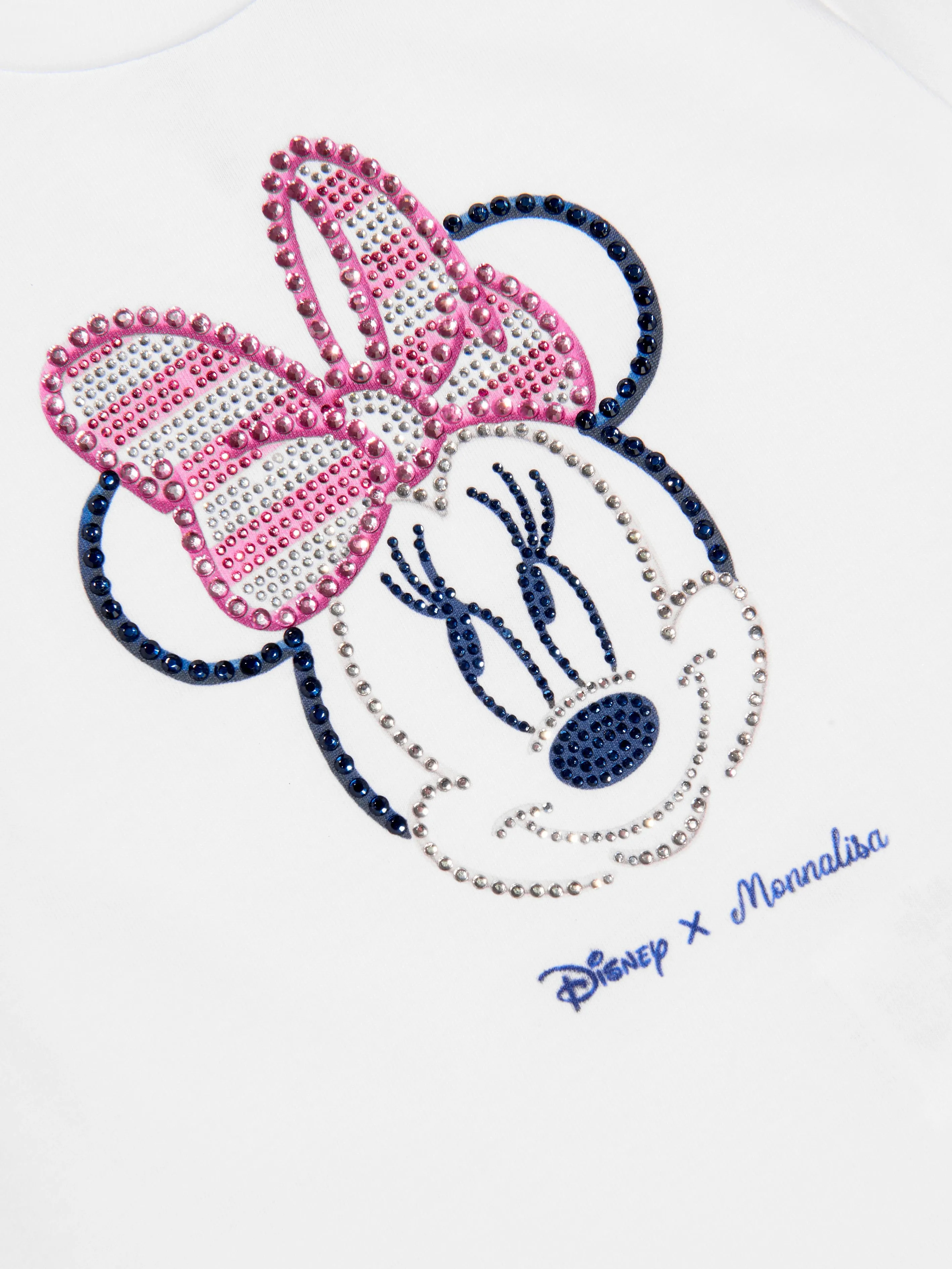 Monnalisa Baby Girls Minnie Mouse T-Shirt in White