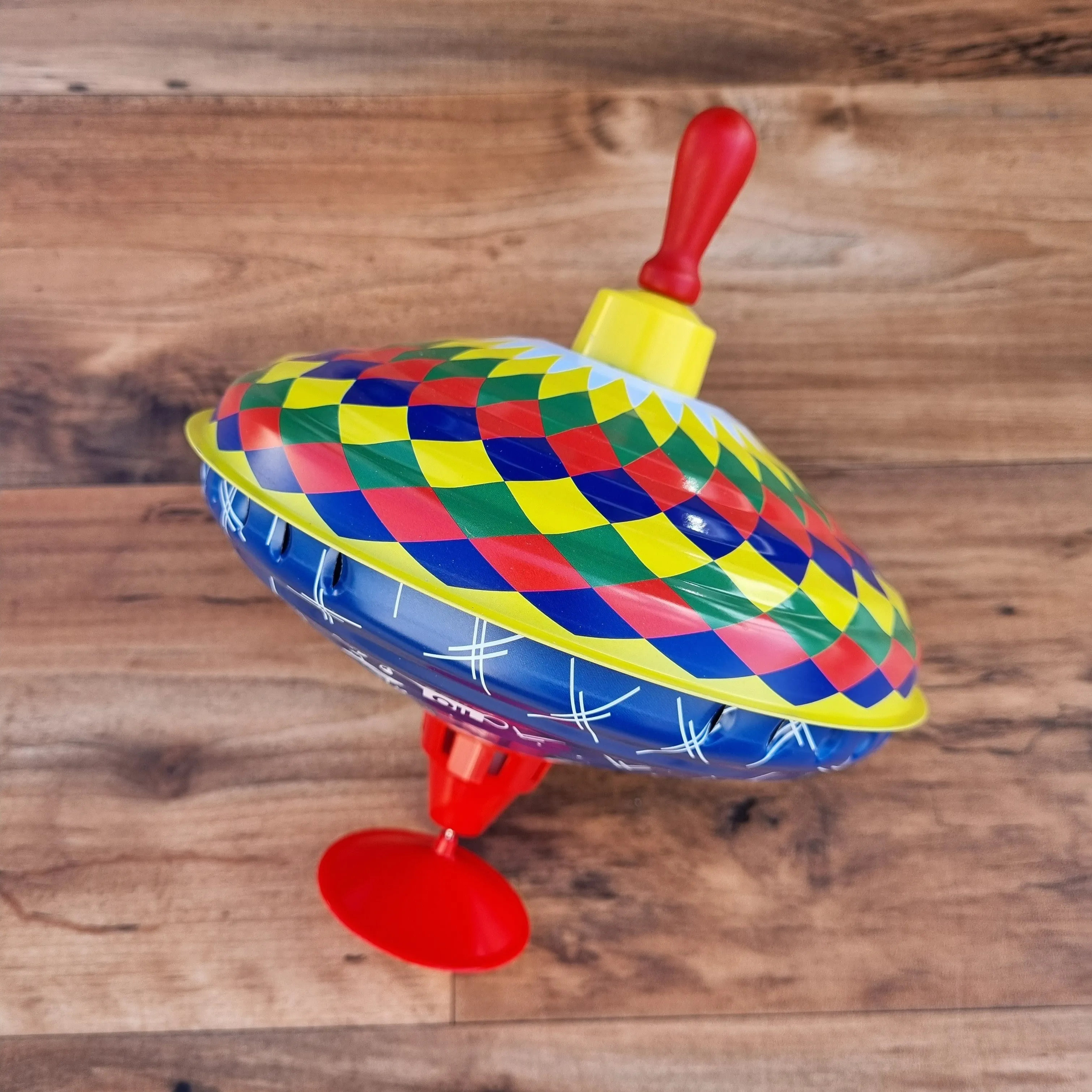 Multicoloured Humming Top Spinning Toddler Toy 19cm