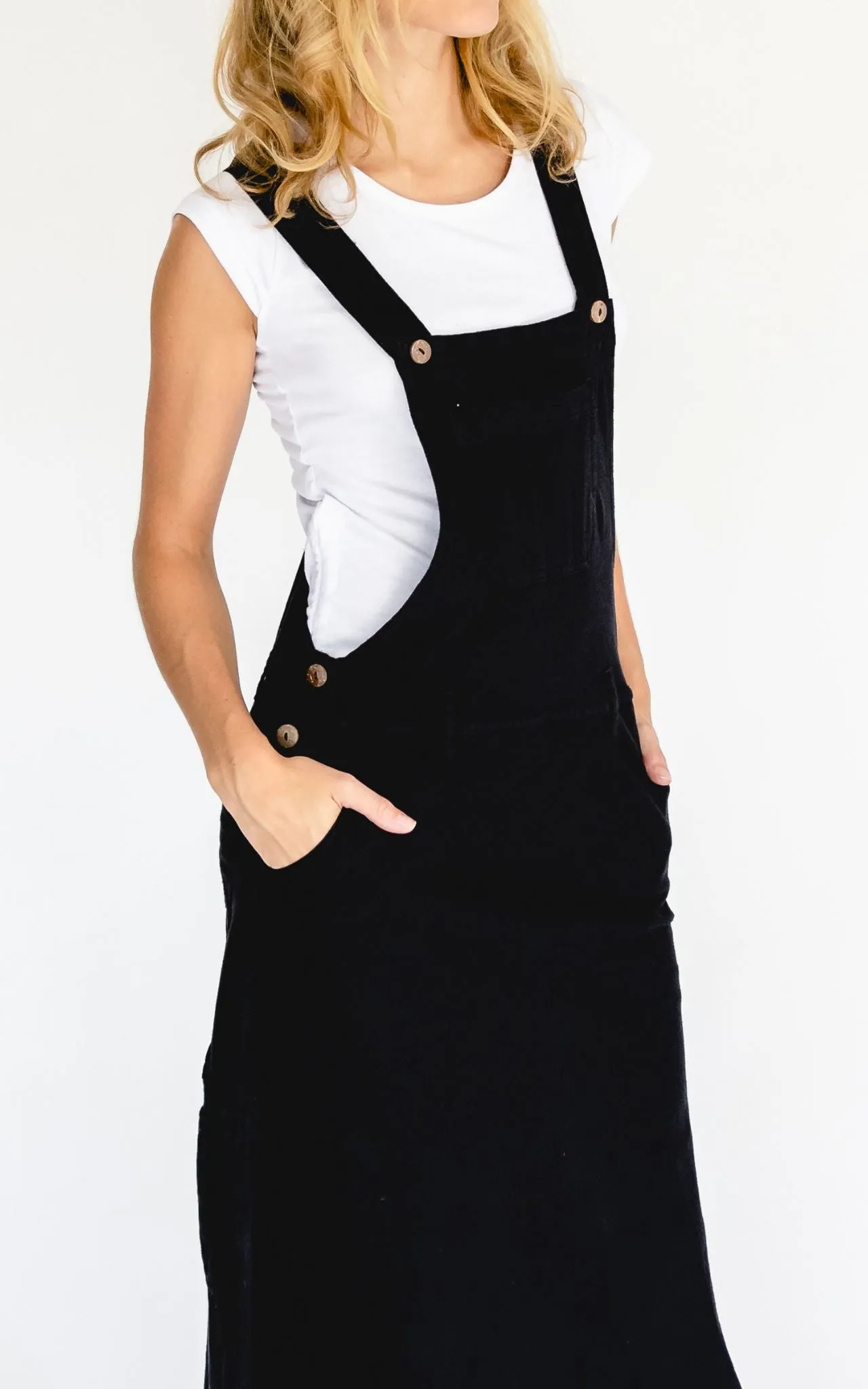 Overall Maxi Dress - Black