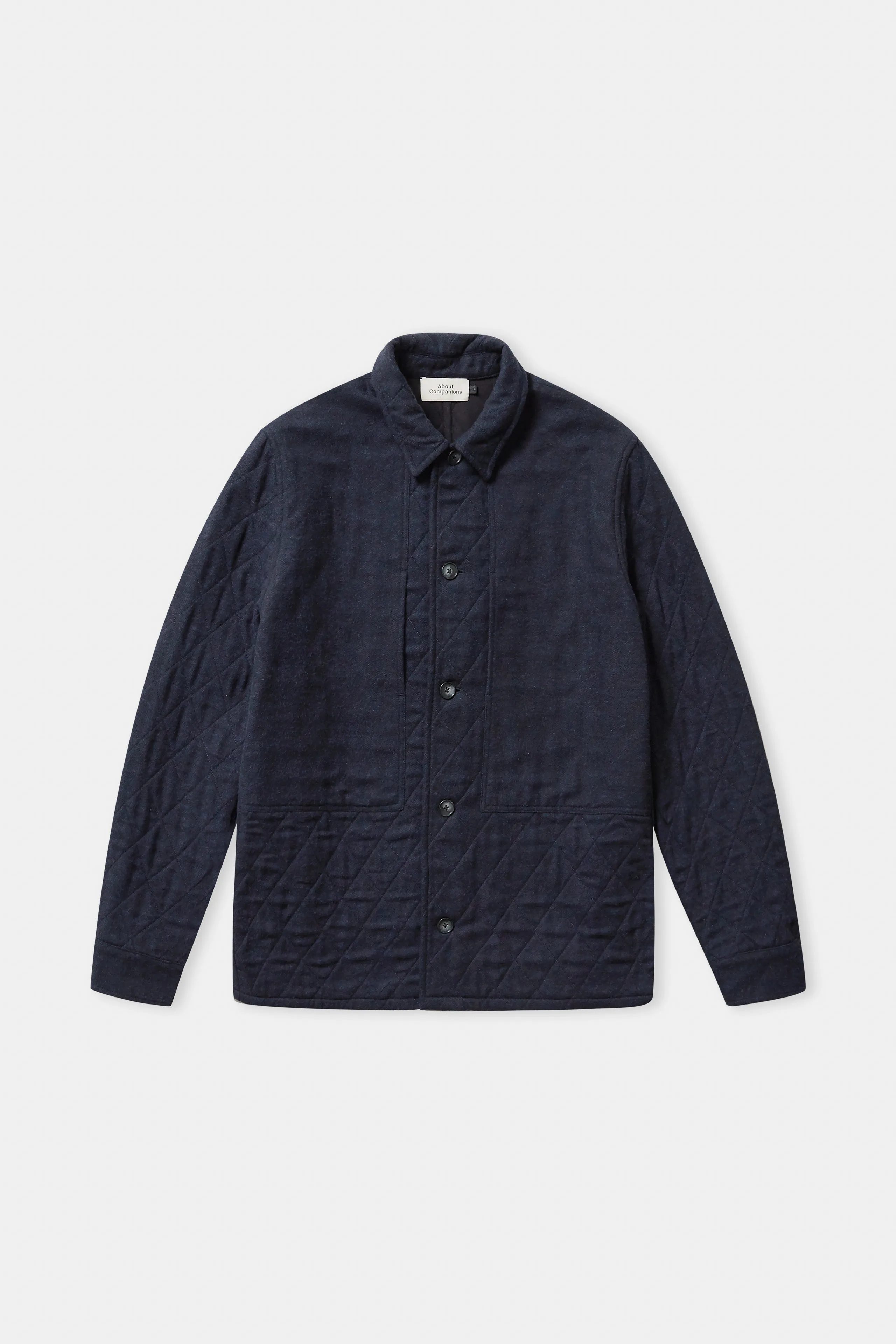 OWE jacket eco padded flannel deep sea