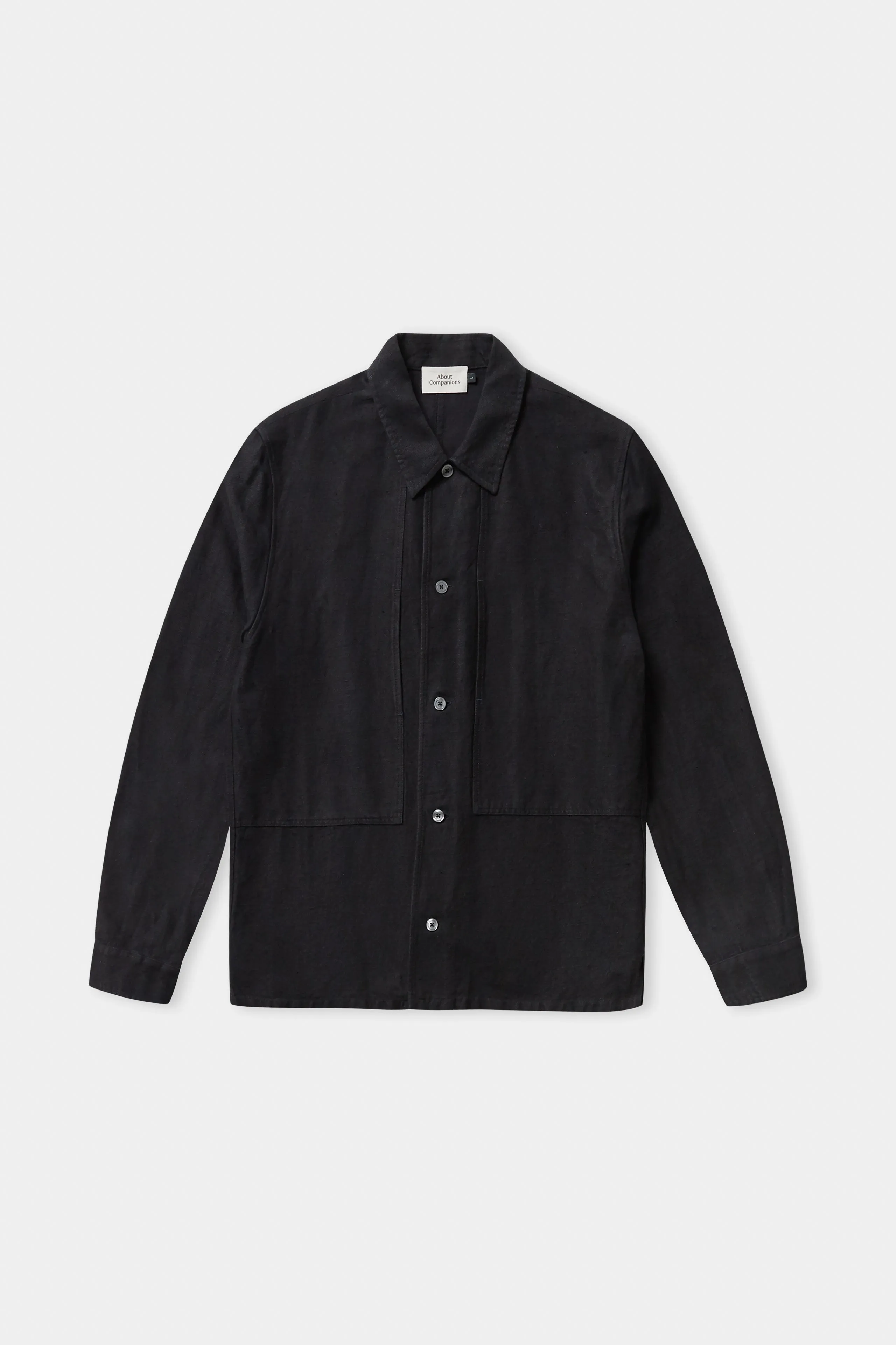 OWE overshirt winter linen black