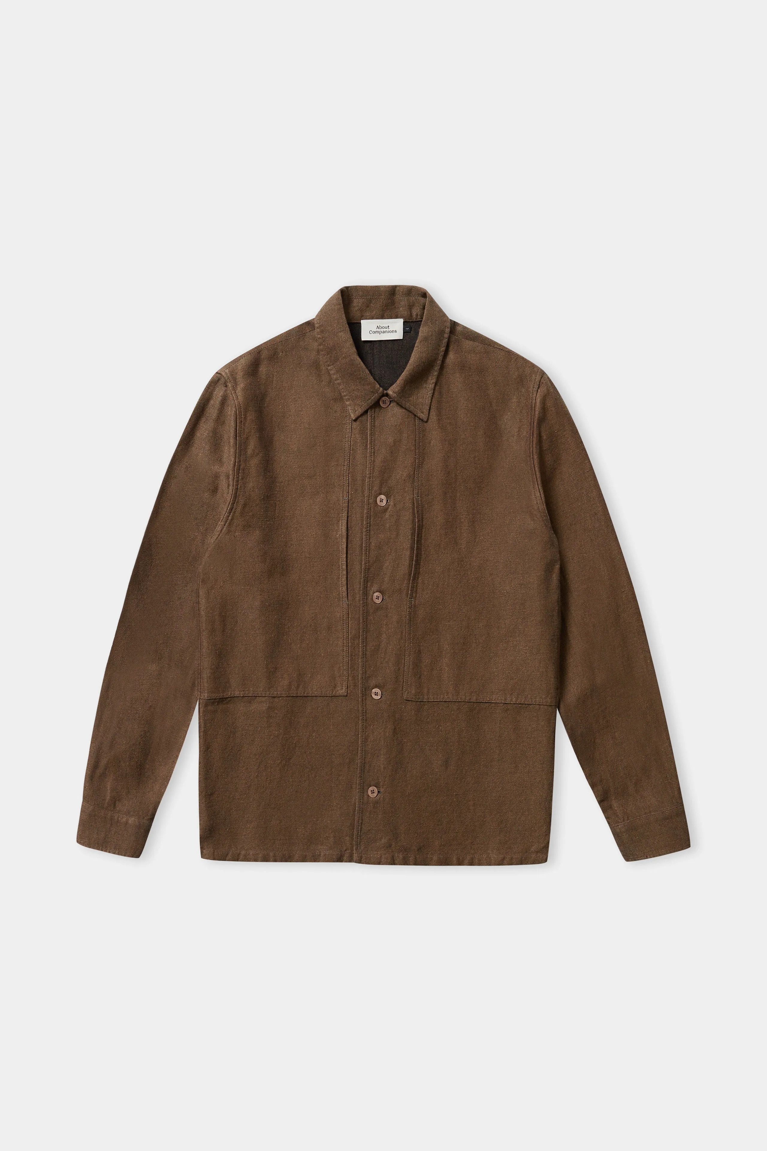 OWE overshirt winter linen camel