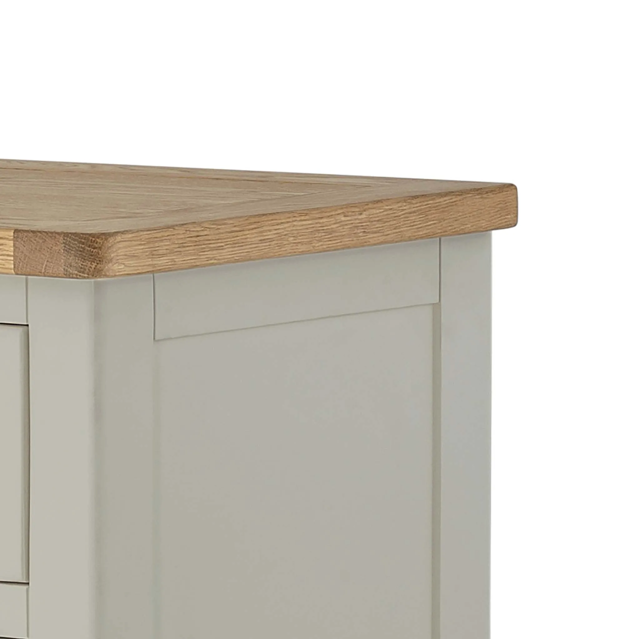 Padstow Grey 5 Drawer Tallboy Chest