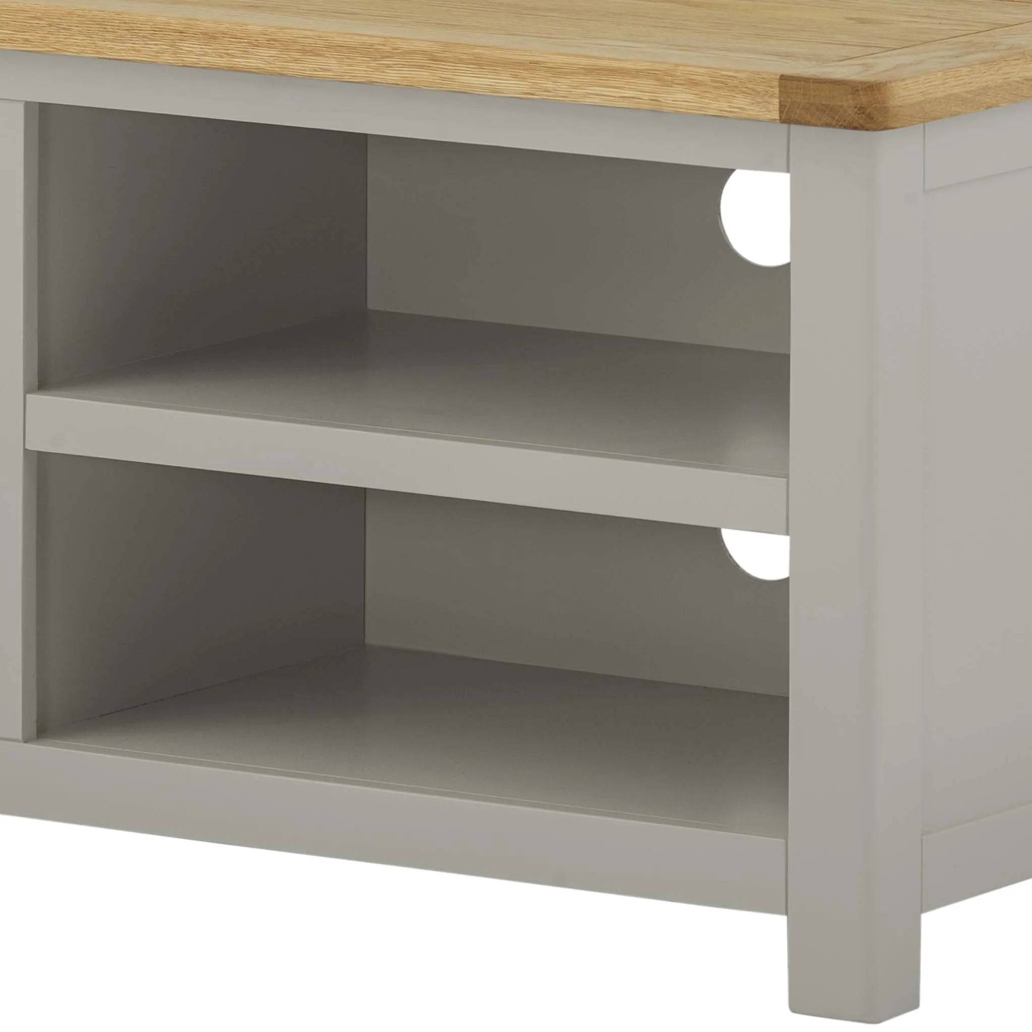 Padstow Grey 94cm TV Stand