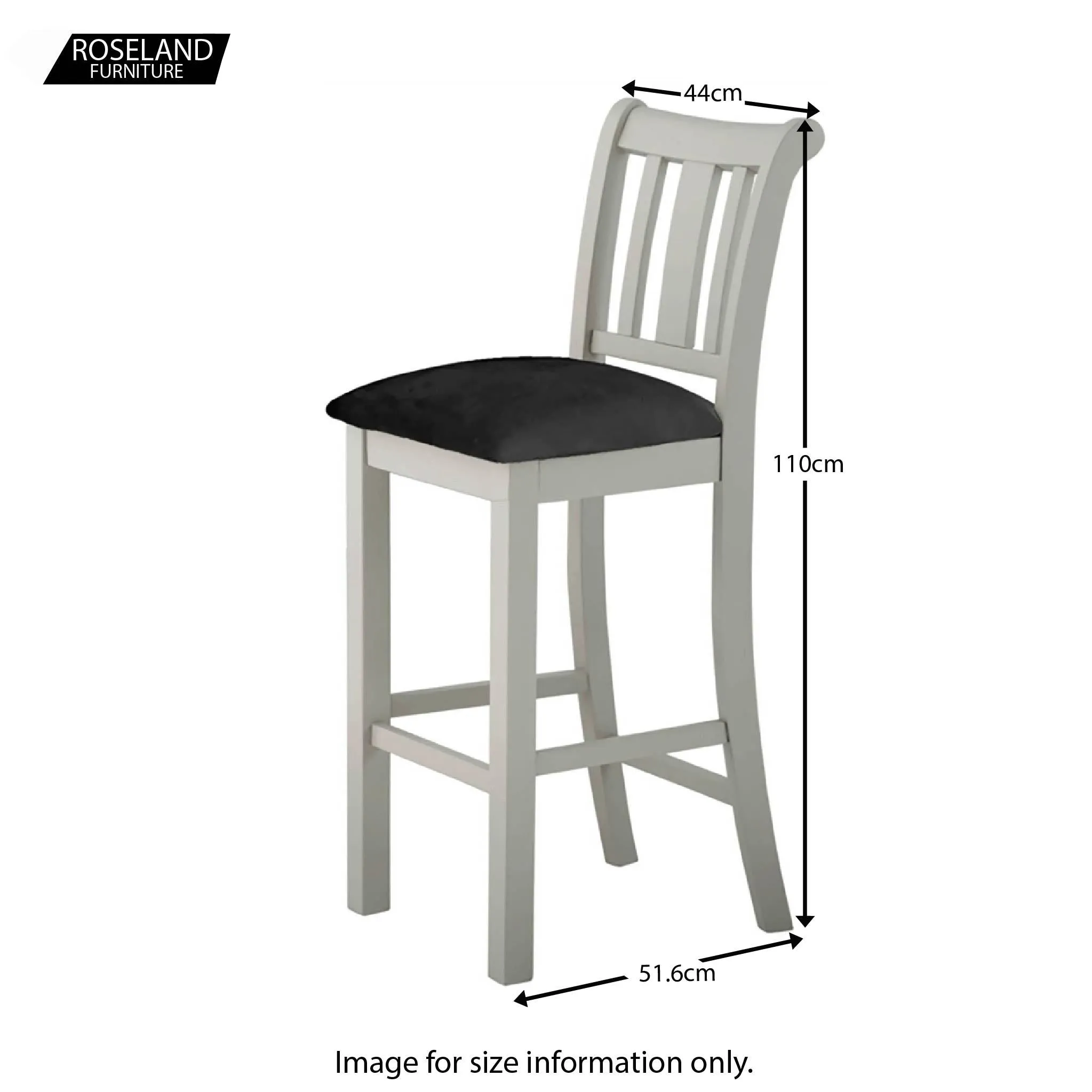 Padstow Grey Bar Stool