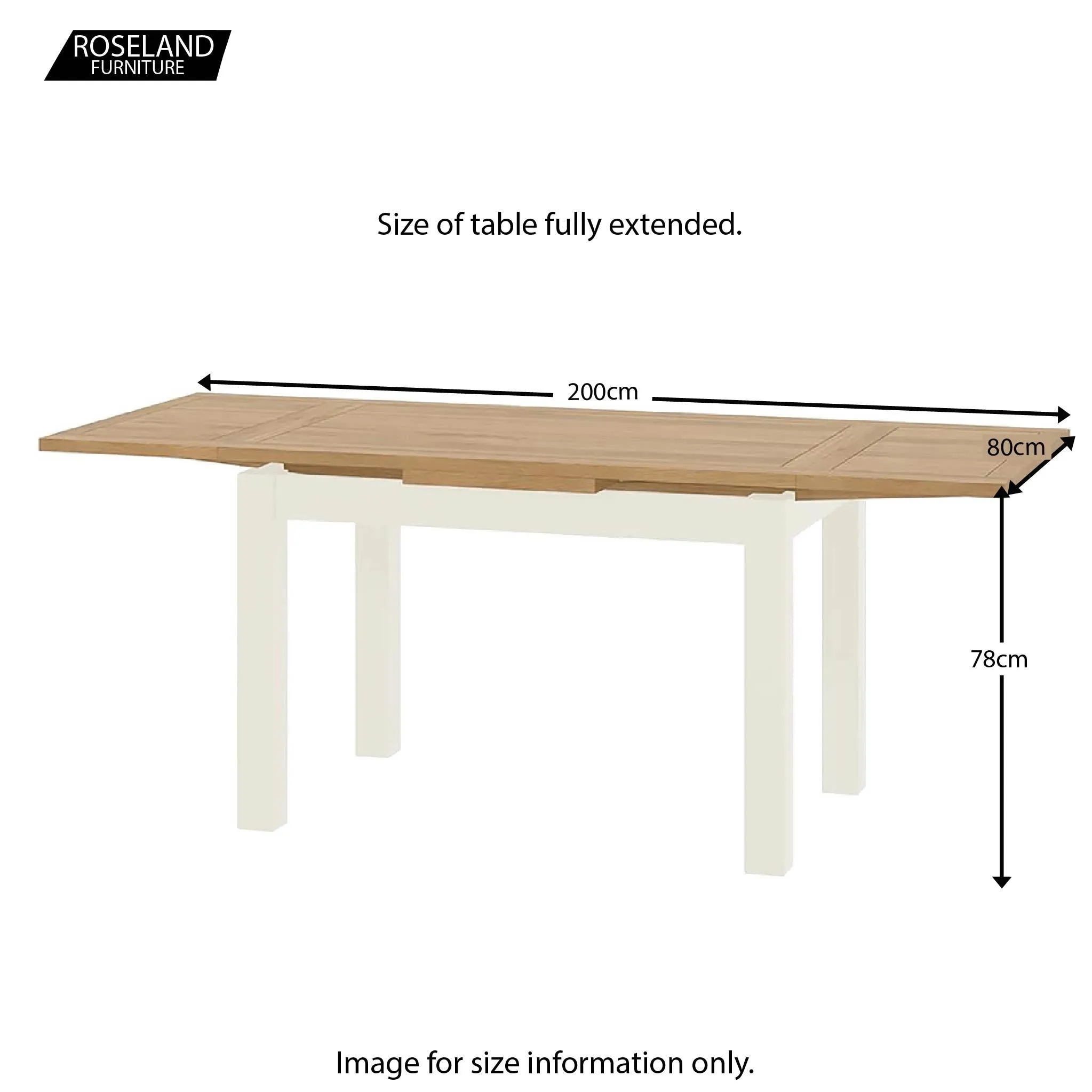 Padstow White Lift Top Draw Leaf Dining Table 120-200cm