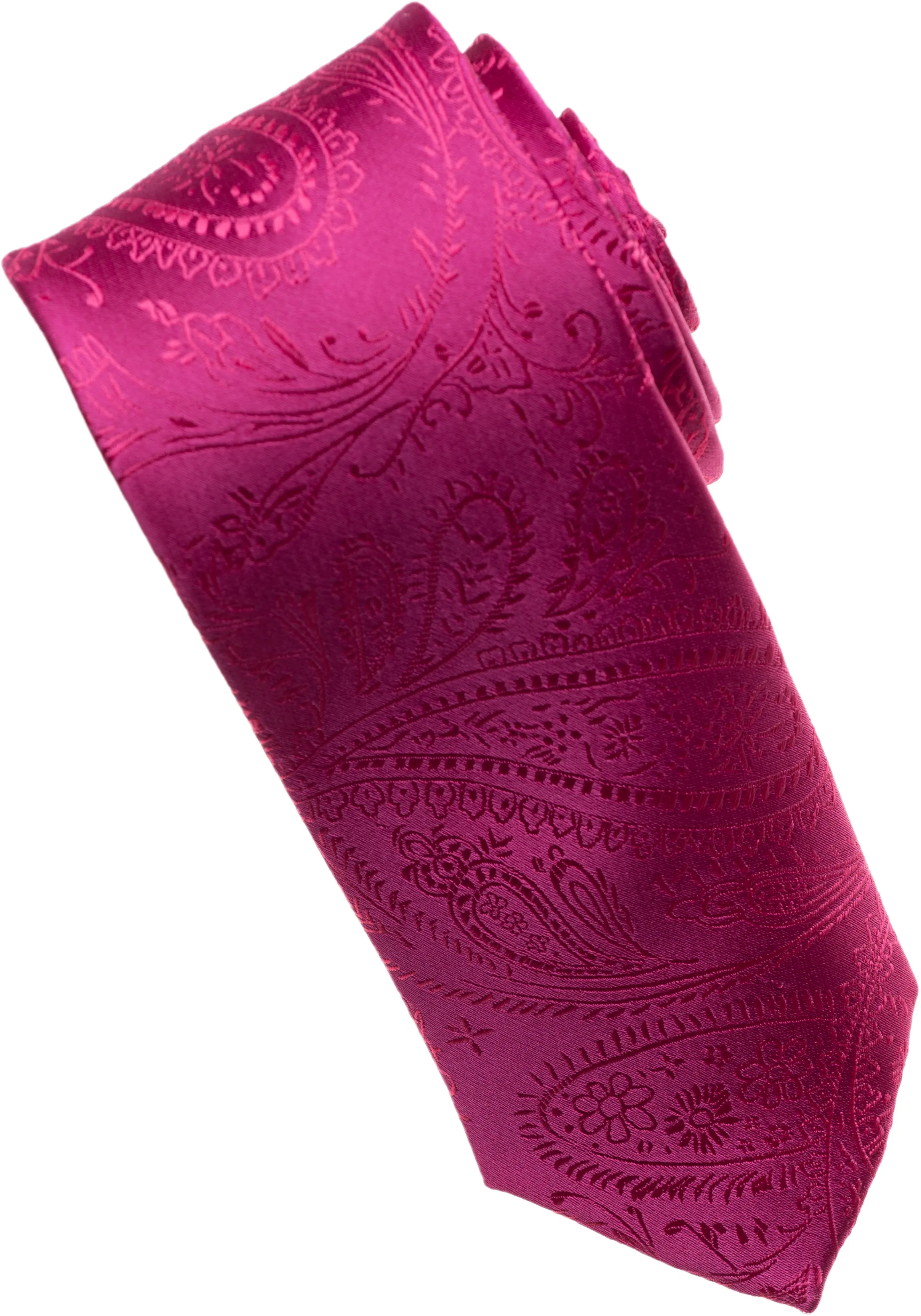 Peach Paisley Tone on Tone Necktie