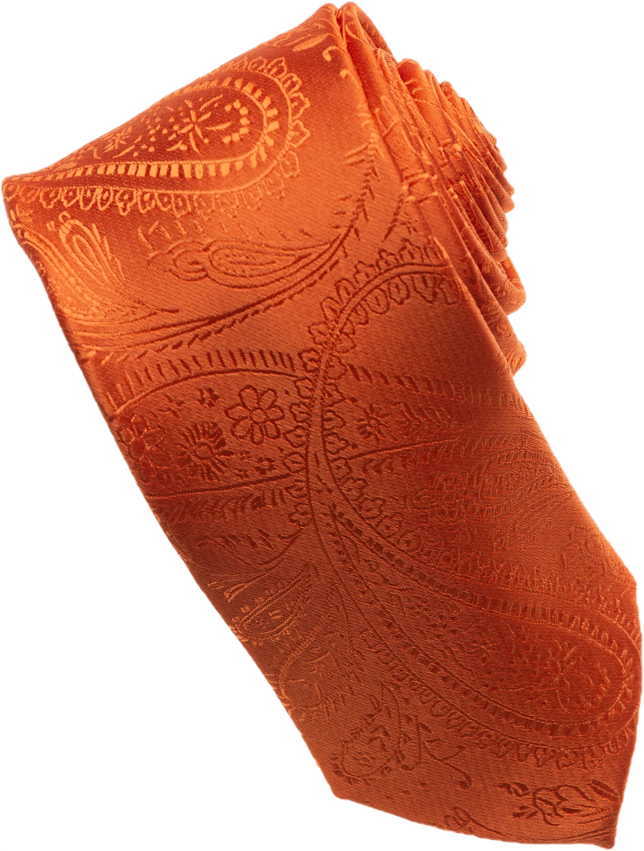 Peach Paisley Tone on Tone Necktie