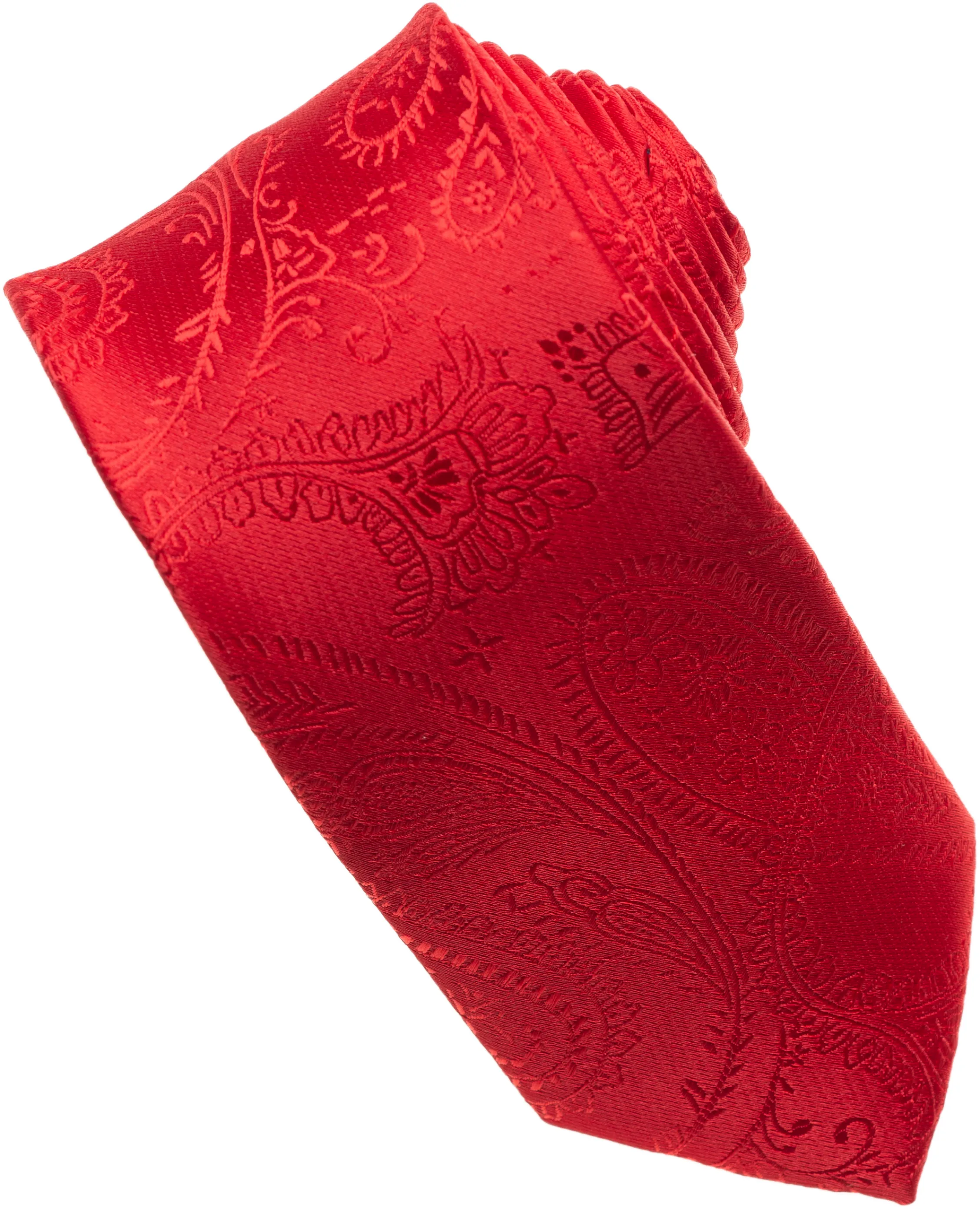 Peach Paisley Tone on Tone Necktie