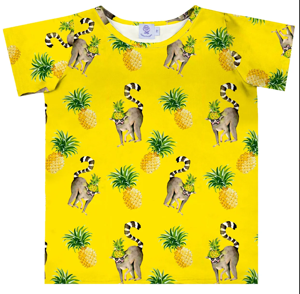 Pineapple Lemurs Short Sleeve Tee