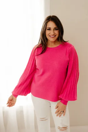 Pleated Puff Sleeves