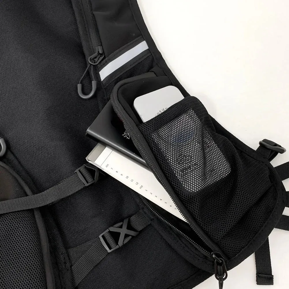 Reflective Storage Backpack Vest