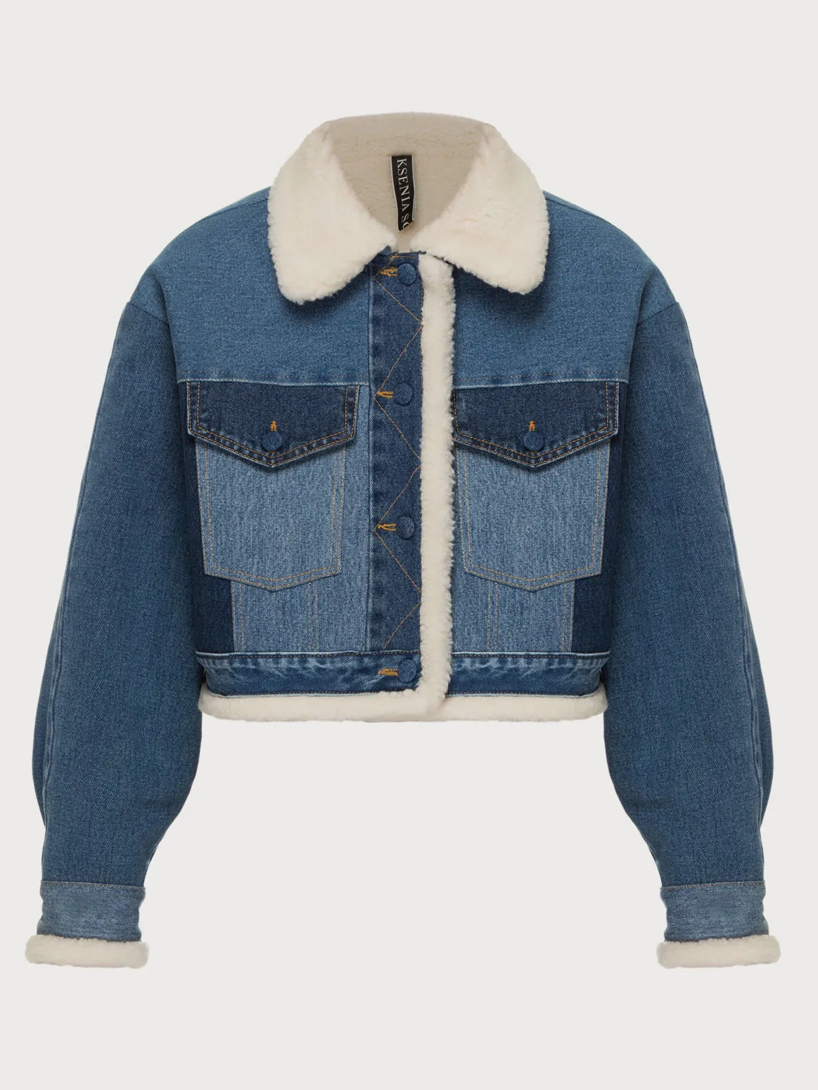 Reworked Denim Winter Jacket