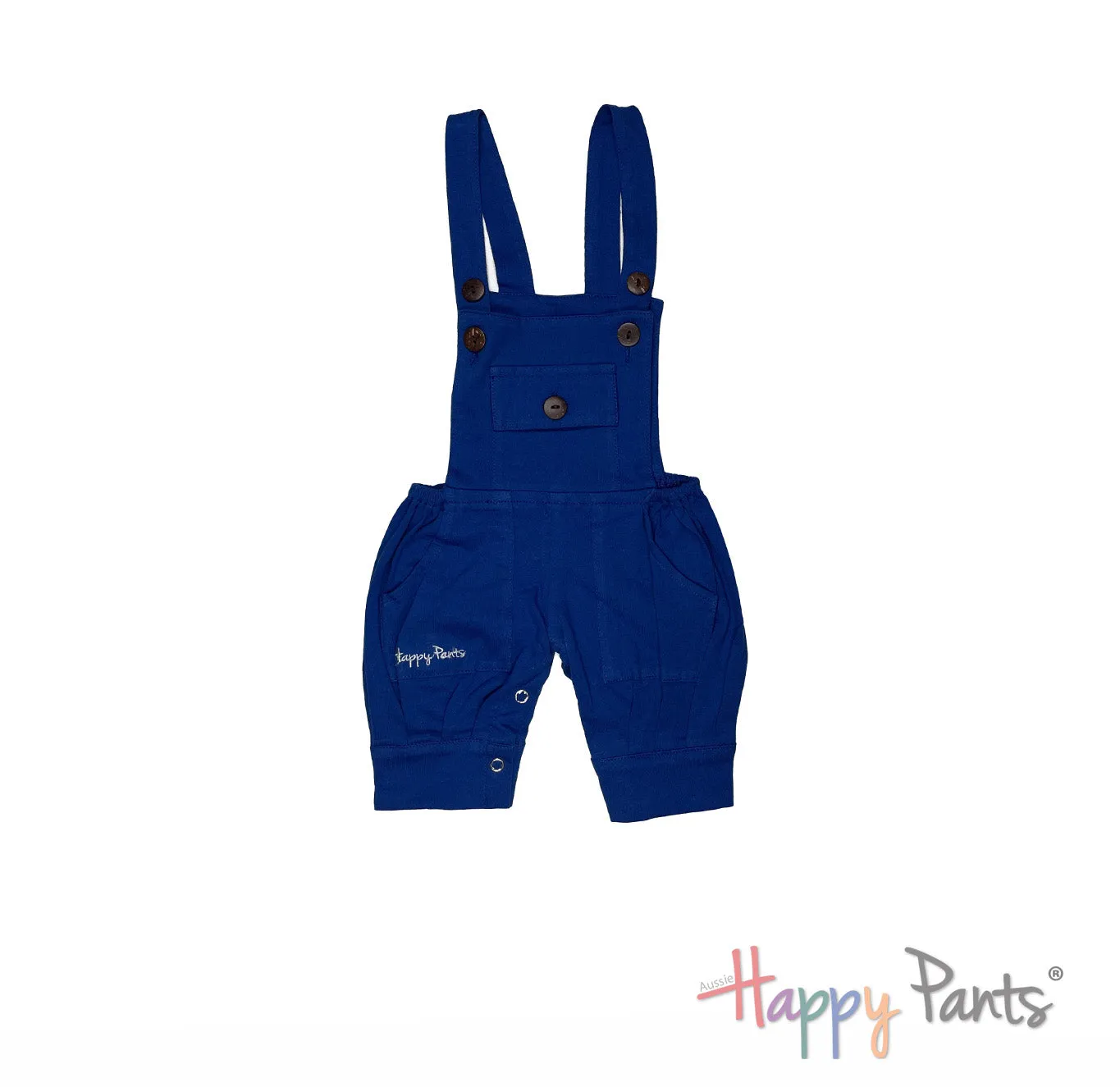 Royal Blue Happy Jumpsuit for Girls