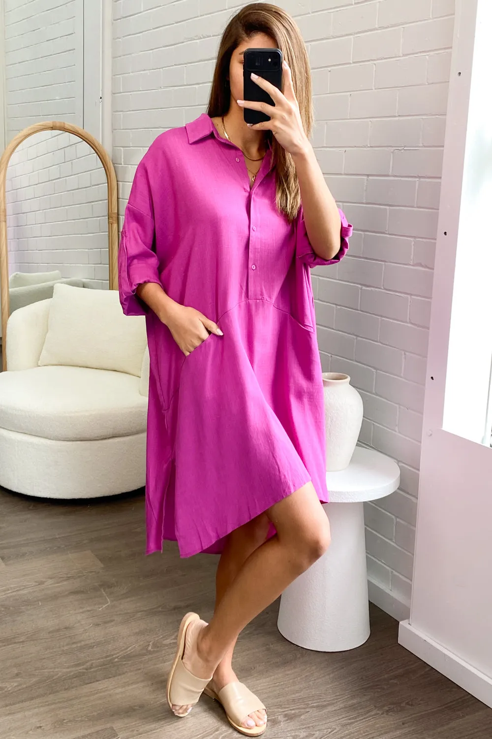 Selena Shirt Dress