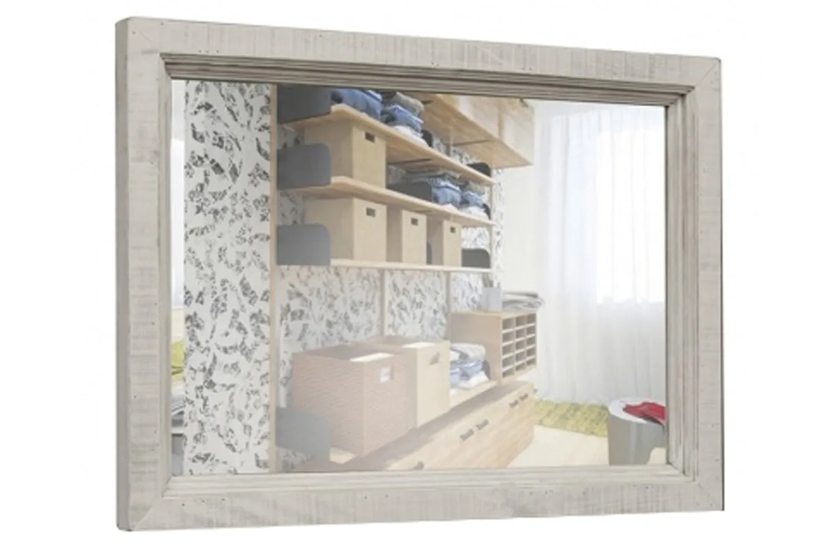 Stonegate Solid Wood Mirror - White