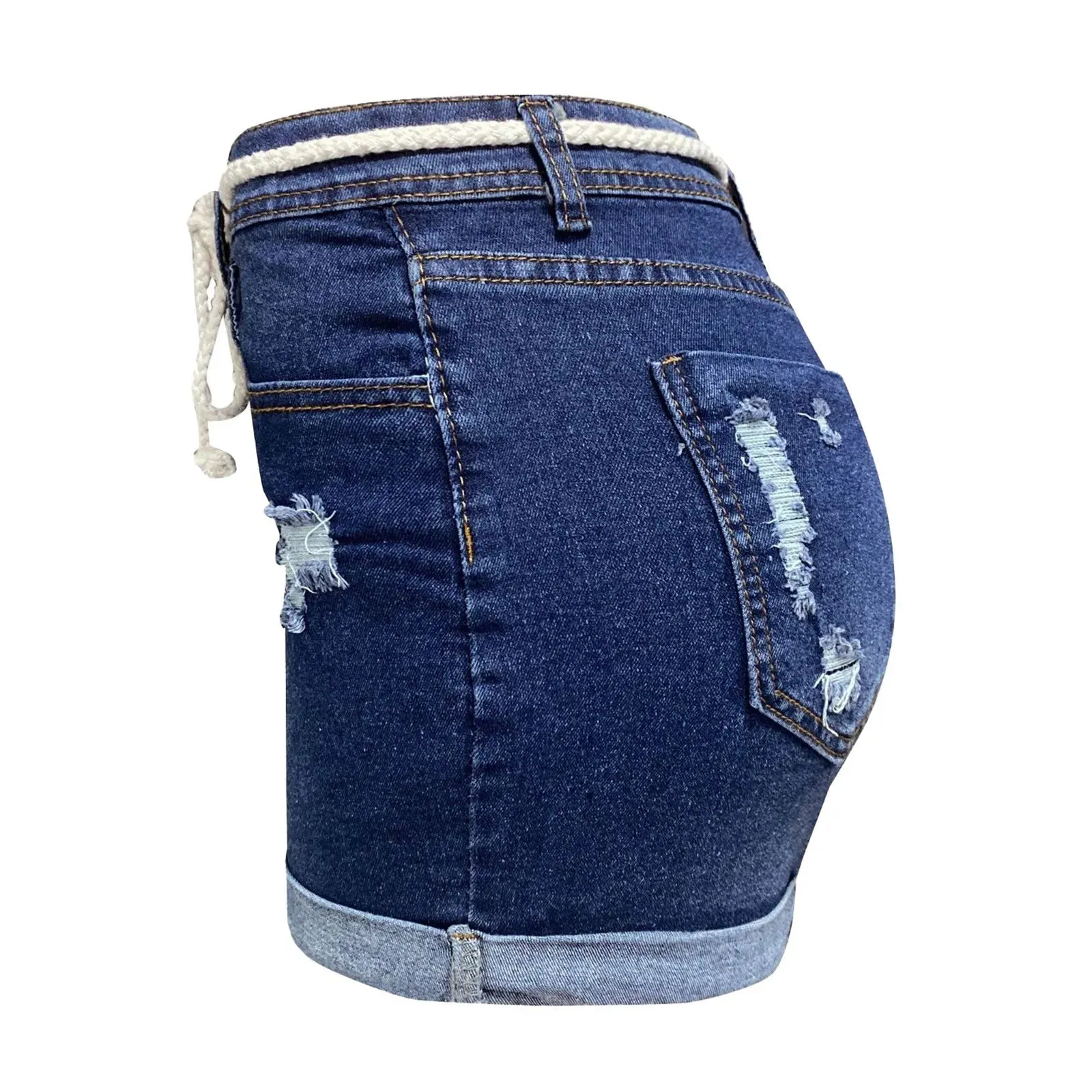 Summer Denim Women 2024 New High Waist Jeans Femme Aesthetic Casual Shorts