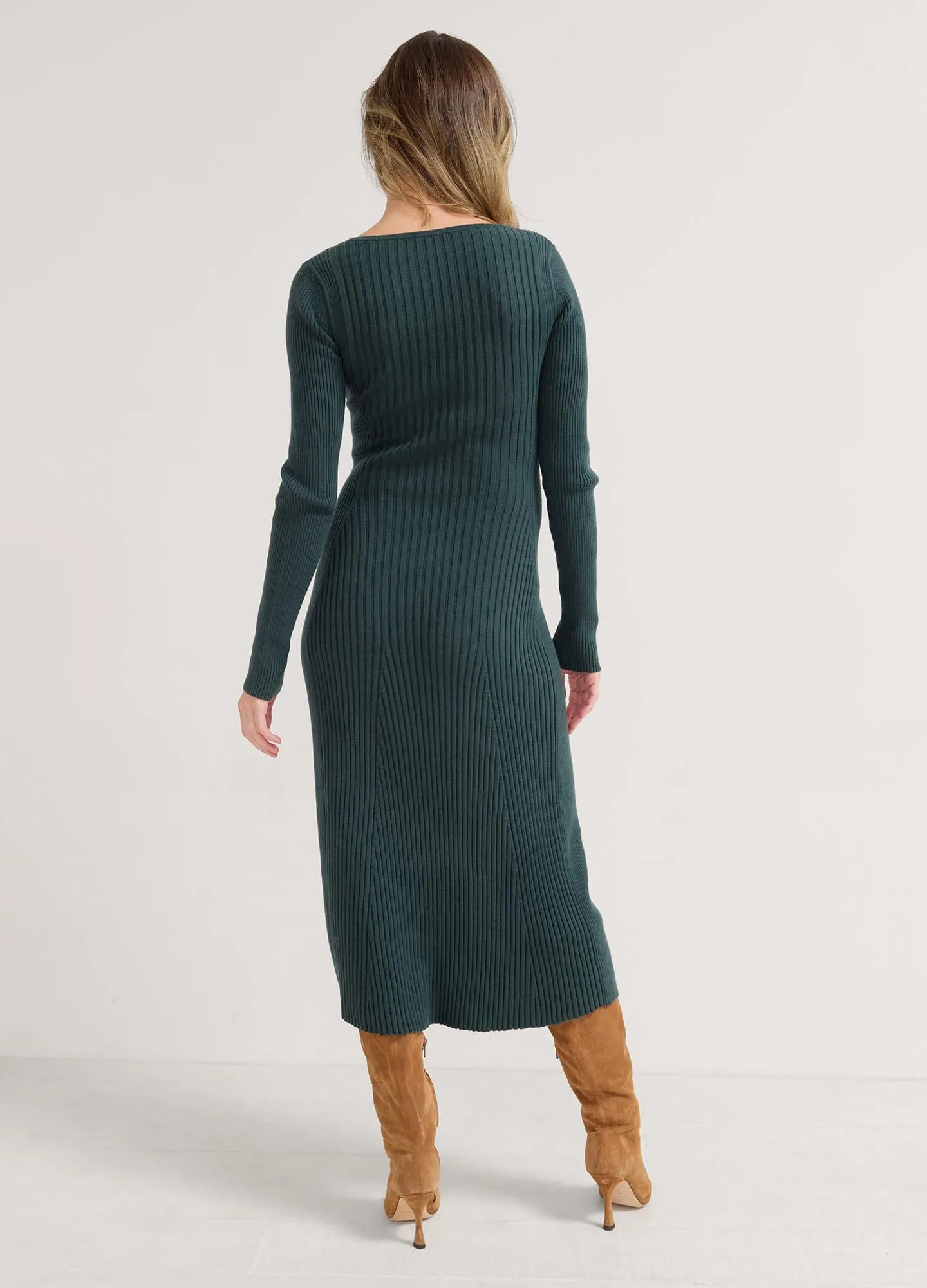 The Dasha Rib Knit Dress